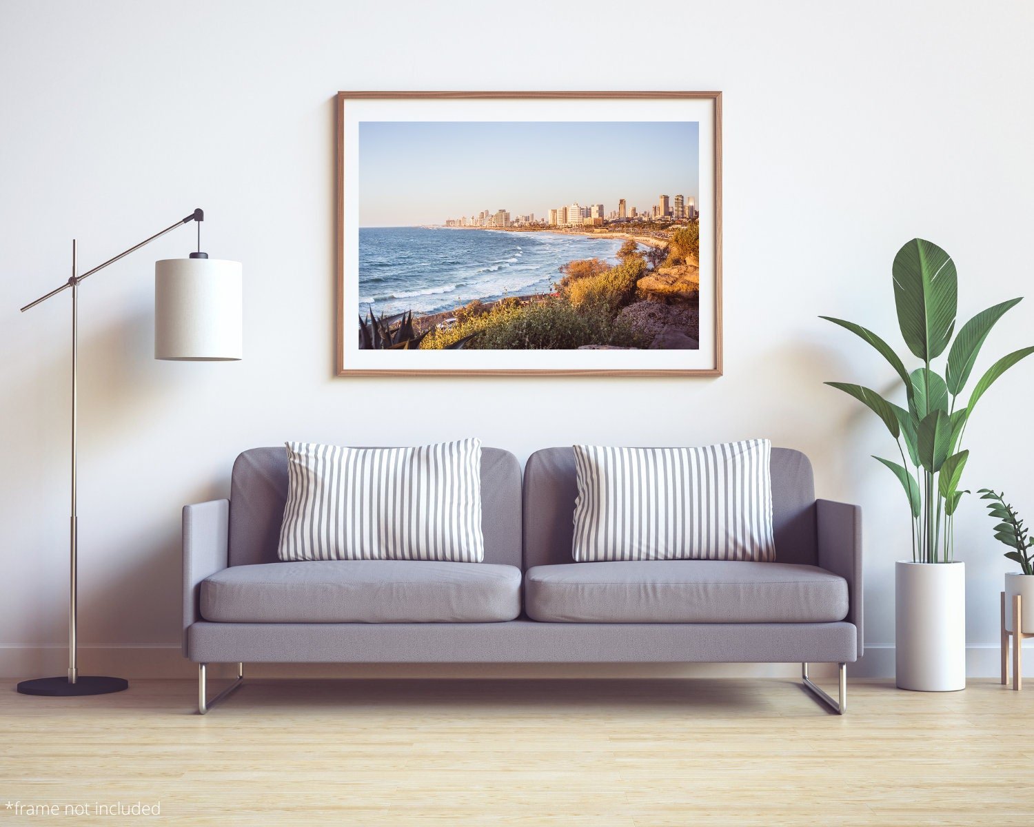 Wall art - Tel Aviv beach poster, Israel, Yaffo