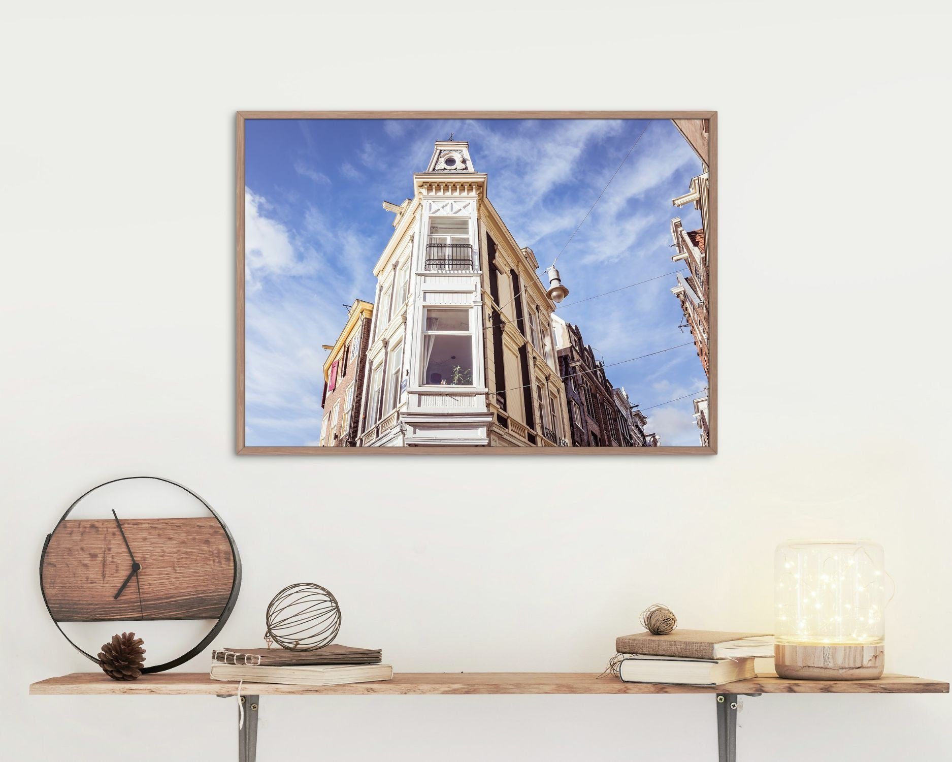 Wall art - Houses in Amsterdam poster