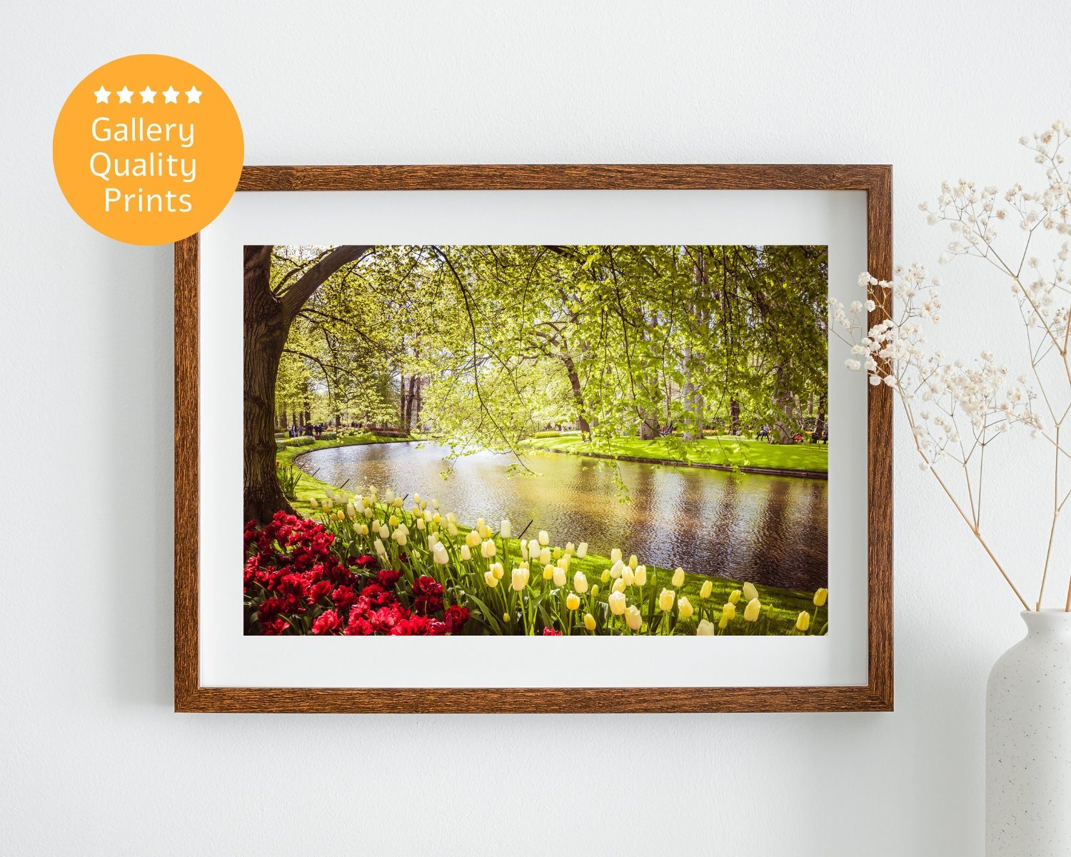 Wall art - Tulips in Keukenhof poster, Netherlands, Dutch