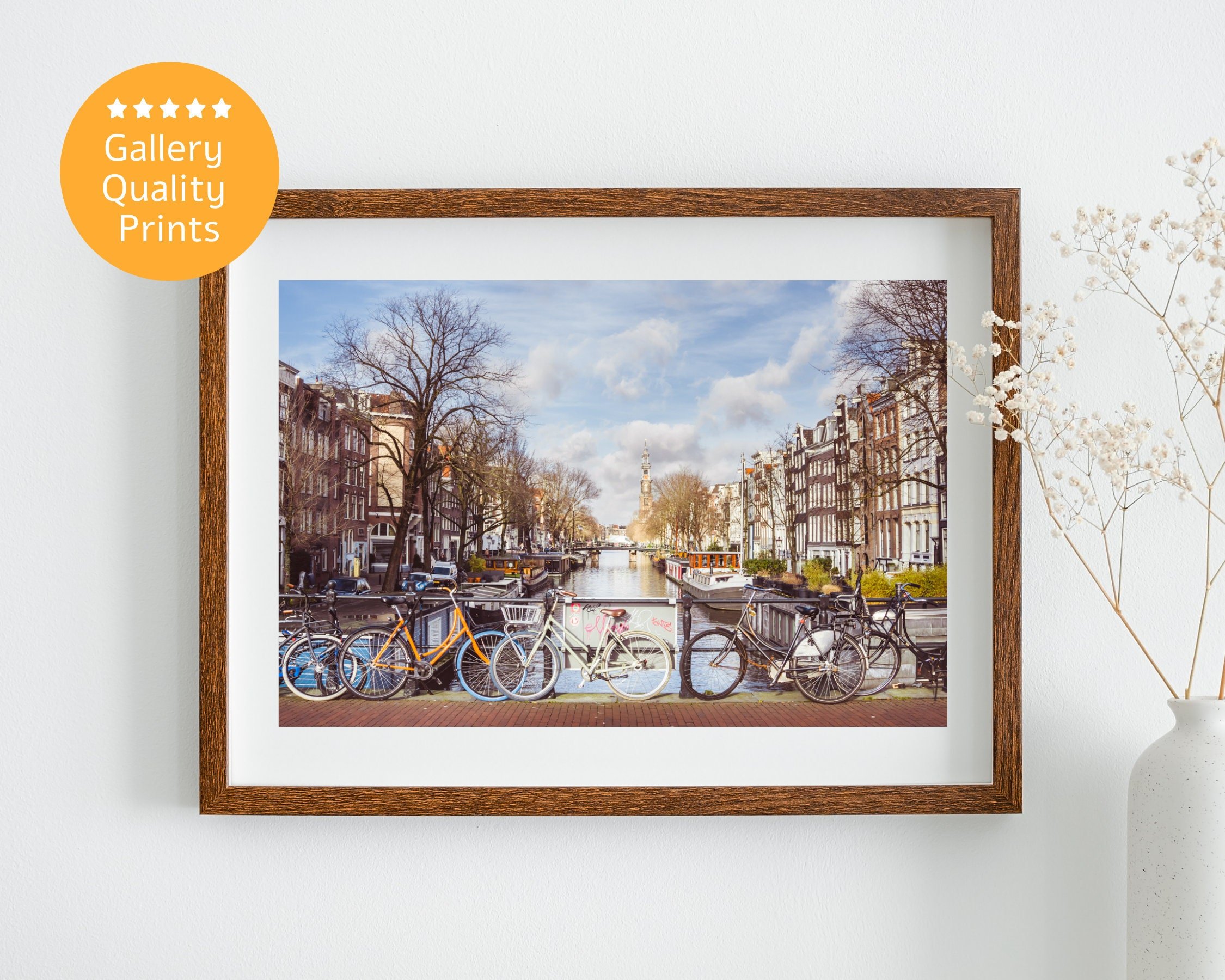 Wall art - Prinsengracht in Amsterdam poster