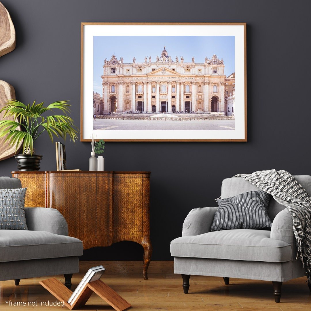 Wall art - Vatican St Peter's Basilica poster, Rome, Italy