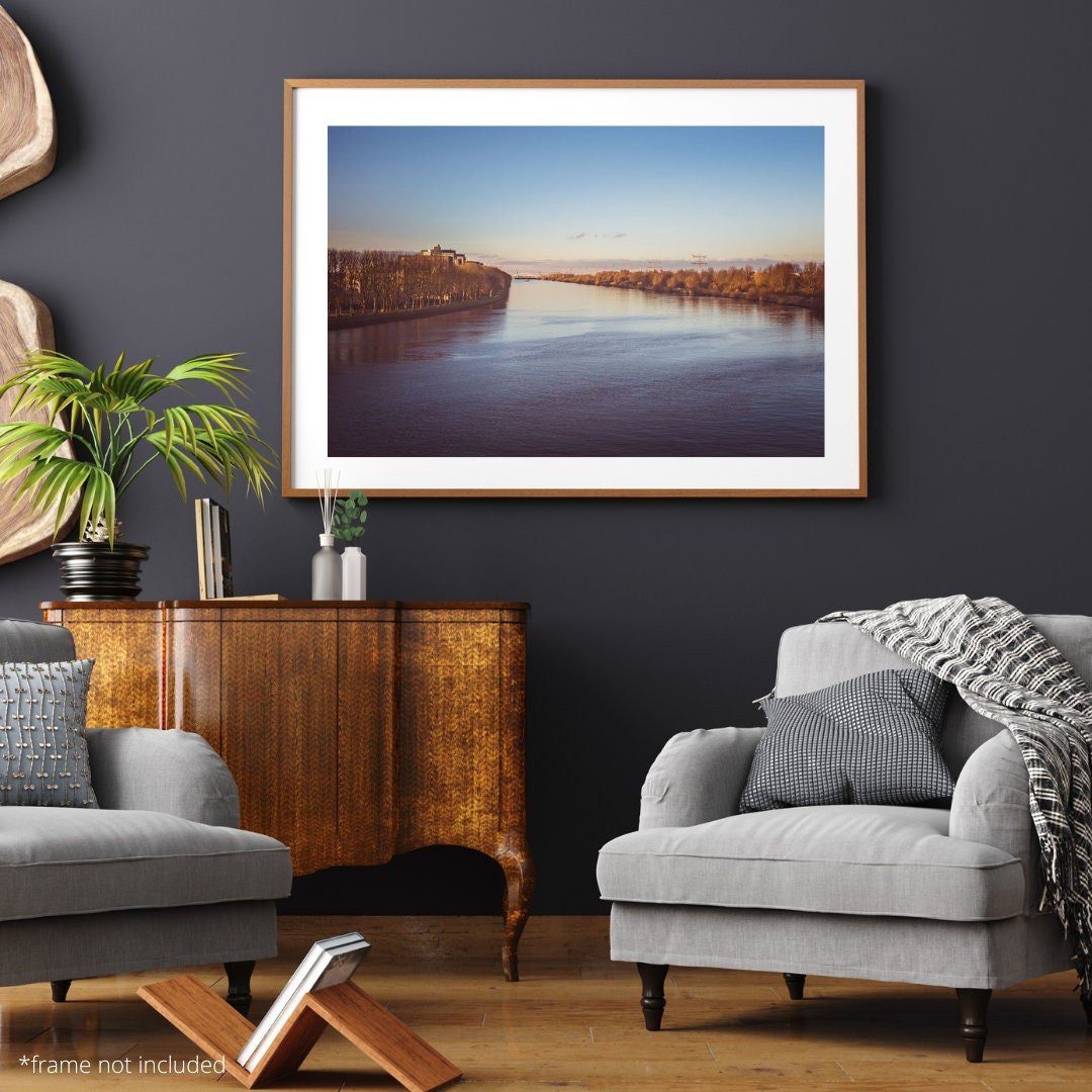 Wall art - Sunset in Amsterdam poster, Netherlands