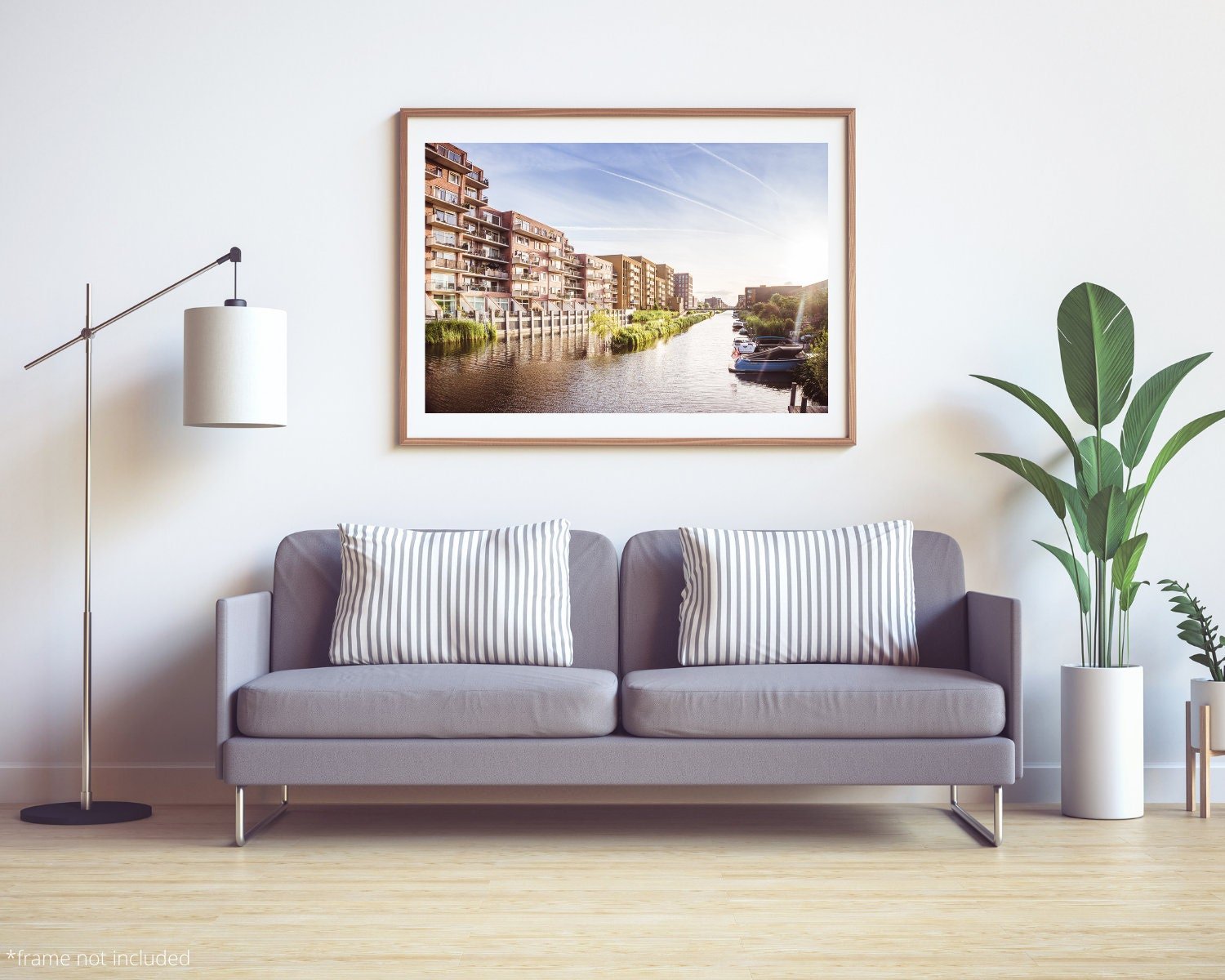 Wall art - Canals in Amsterdam Ijburg poster