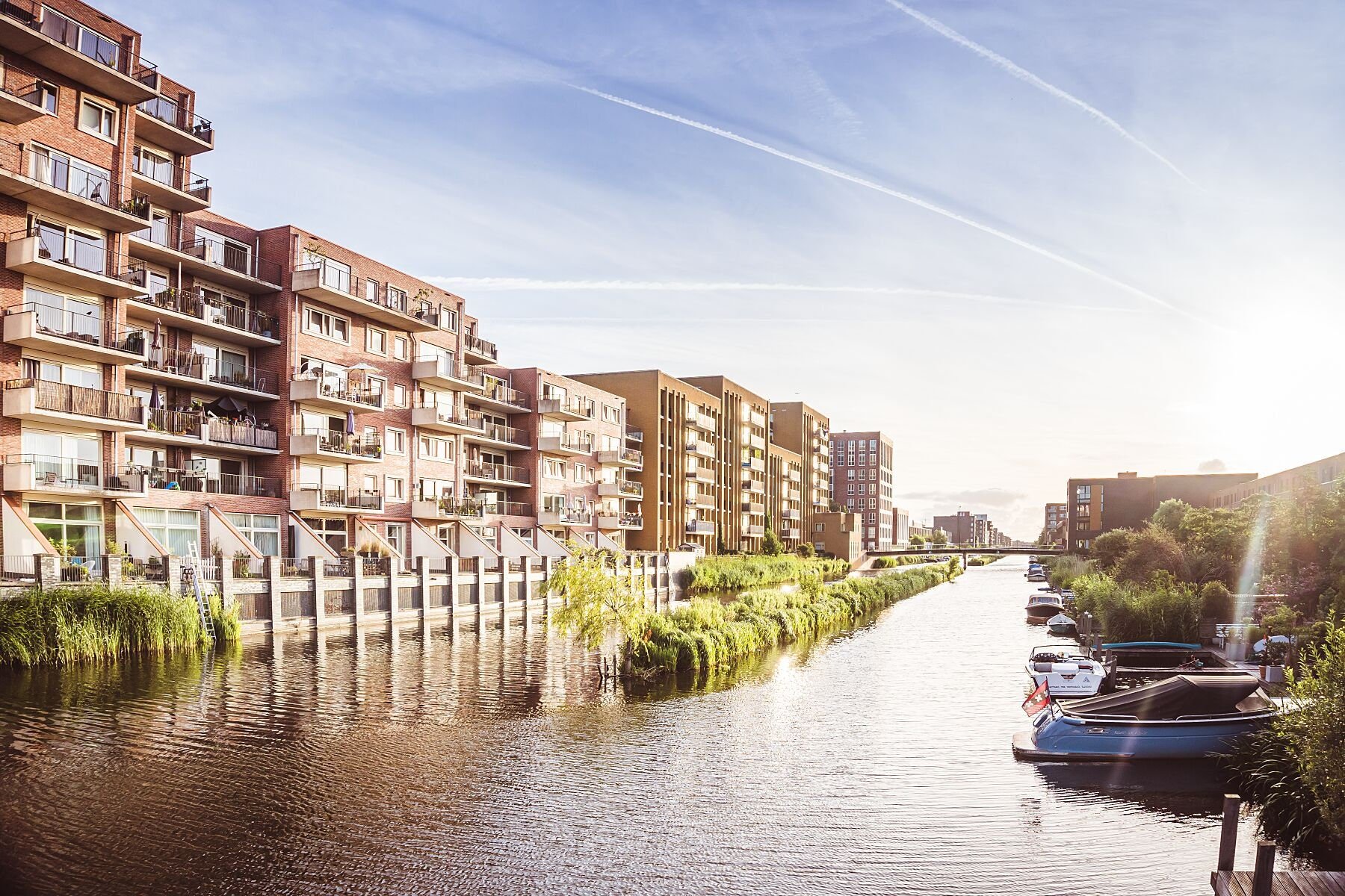 Wall art - Canals in Amsterdam Ijburg poster