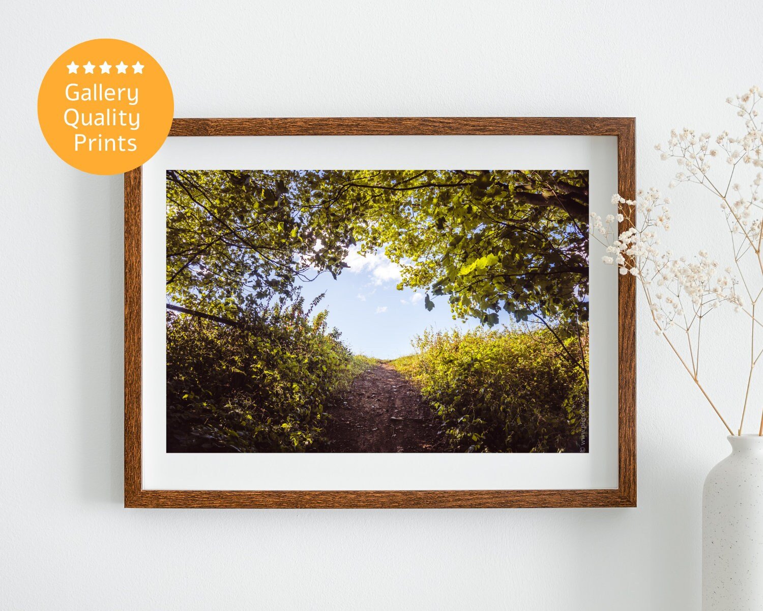 Wall art - Forest landscape poster, Uk, Bradford
