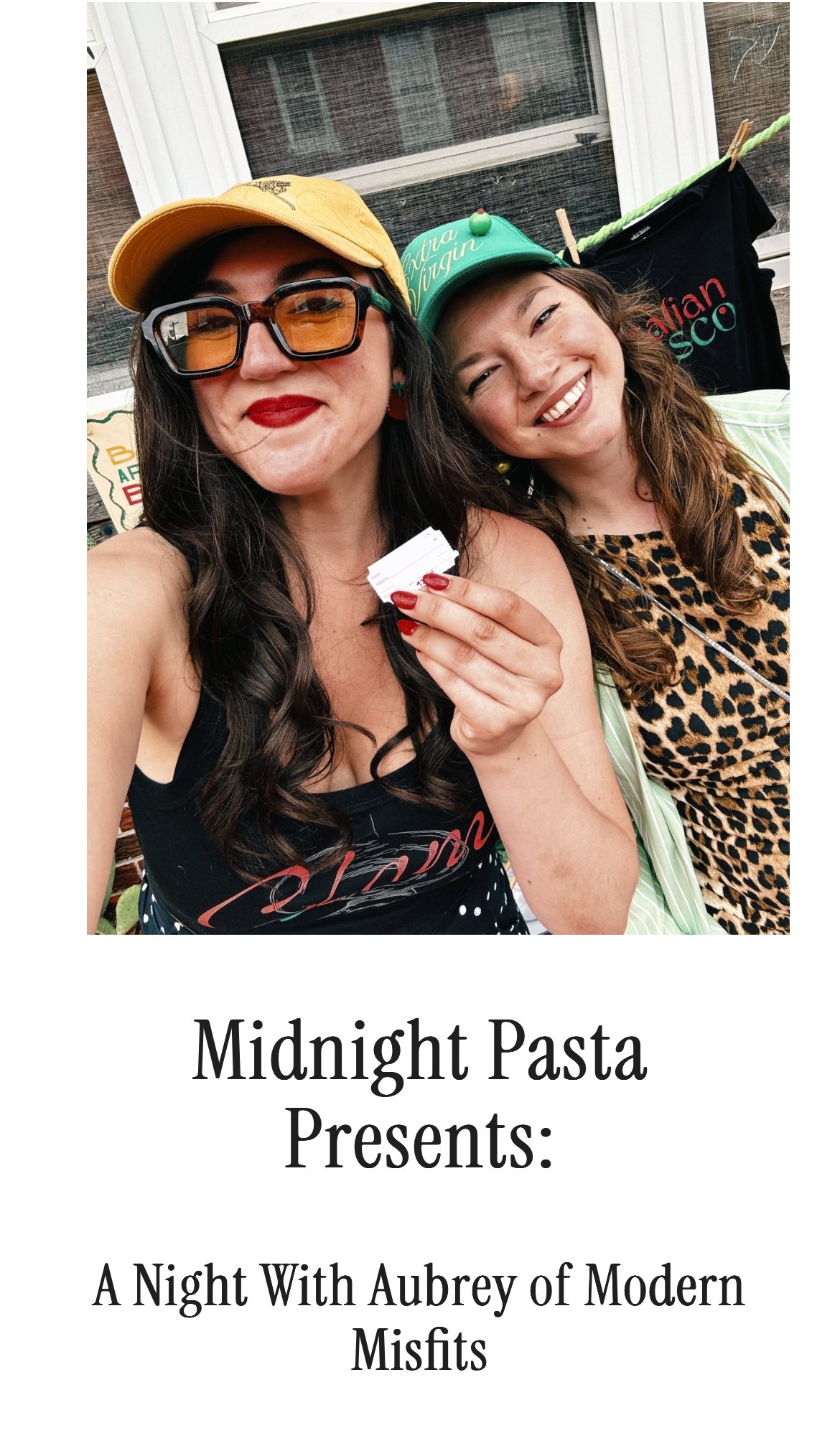 MIDNIGHT PASTA X MODERN MISFITS