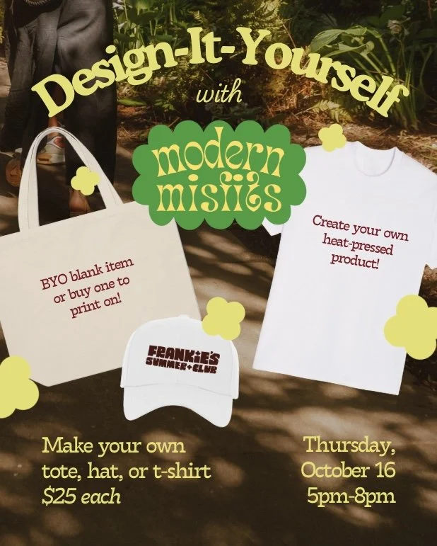 Design It Yourself Pop-up at Frankie's Summer Club