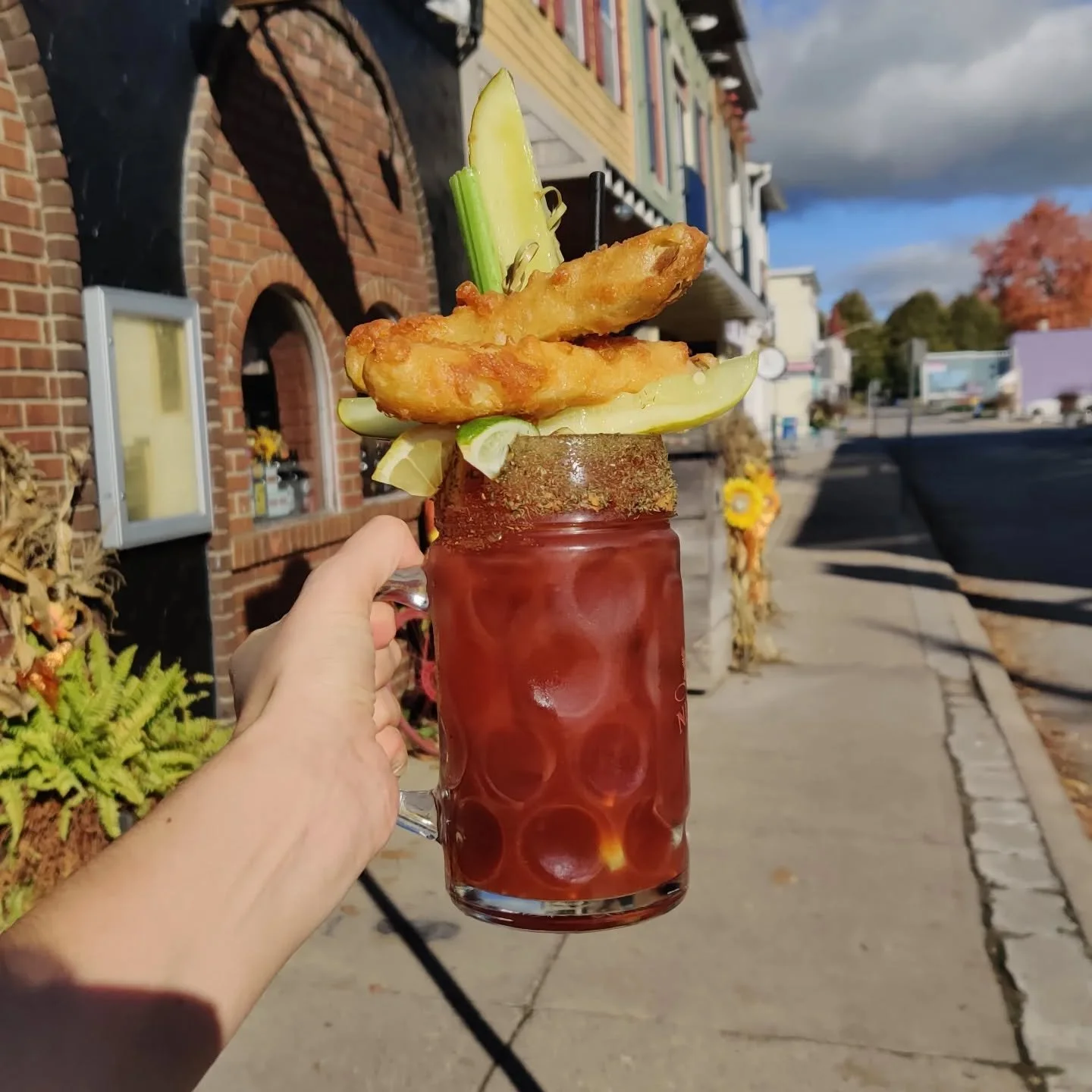HEY-EY-EY LET'S GO BUFFALO! 
Sunday Funday is way better when we get to celebrate with an afternoon of Football π
Today Derby Rd. is closed off and licensed, with a TV outside showing the game! So grab a beer or Caesar and some chicken wings and e
