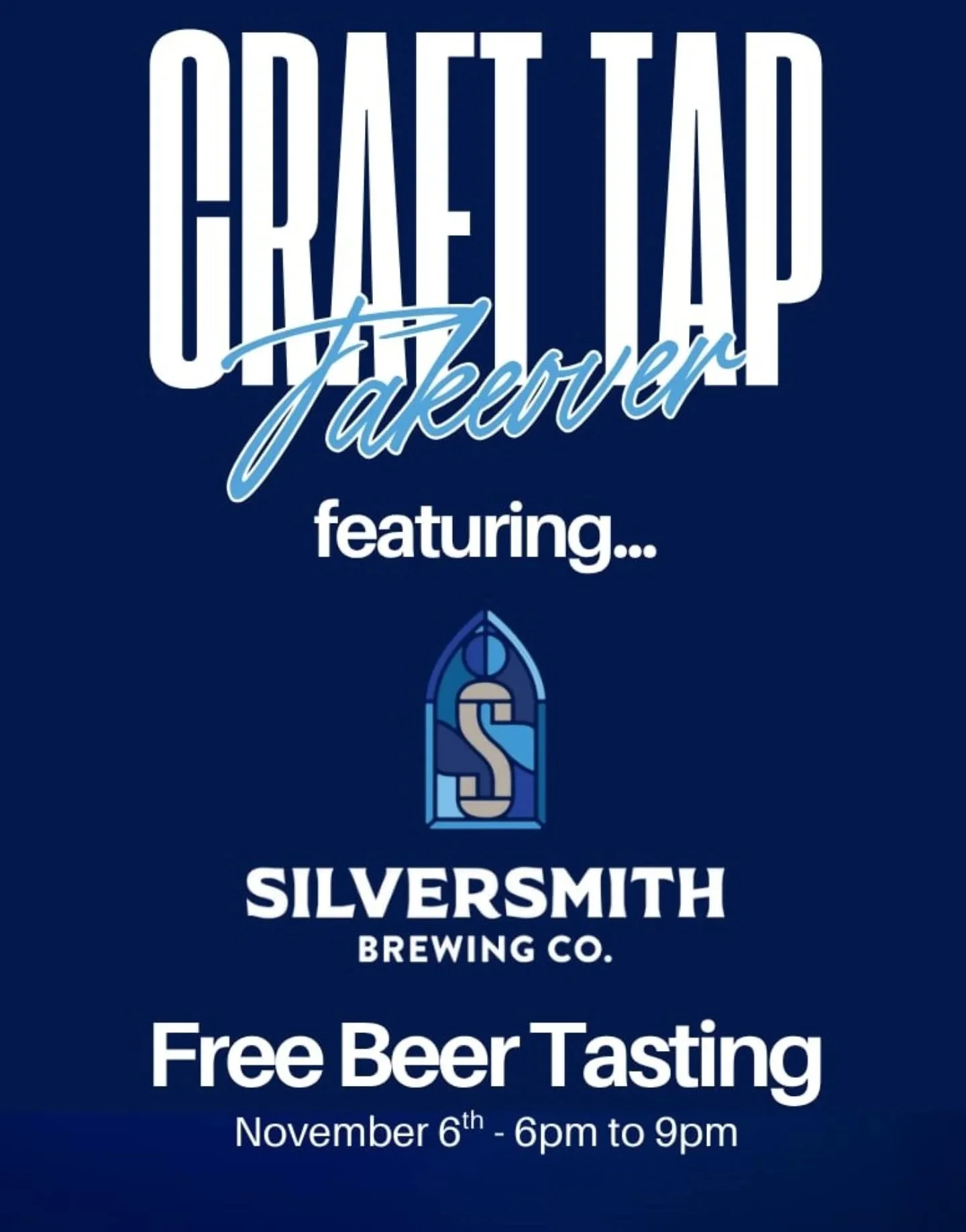 Tonight's the night! @silversmithbrewing will be at SCC tonight from 6pm to 9pm pouring beer samples and chattin' about their tasty brews 🍺

It's also International Men Cook Dinner Night... May we suggest making dinner appear instead? By having us h