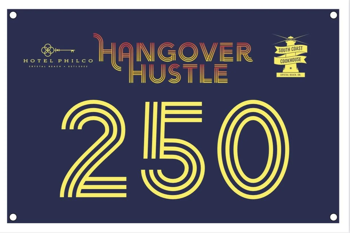 One month away from the 2nd annual Hangover Hustle on January 1!  Never before in history has an athletic event defined as much excellence as this race!  Partake in the Miniest Mini Marathon and/or a no frills 5k, and be awarded an awesome shirt, bib