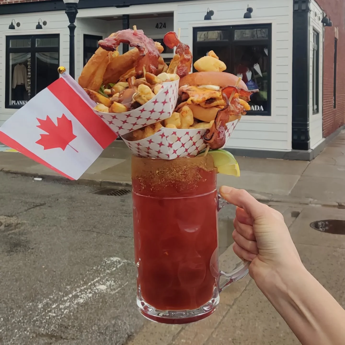 Let's Go Canada! To celebrate the women's final hockey game tomorrow, we will be breaking our own rules and serving a big ol' Canadian Funday Caesar during the game! 🍁

The game starts at 1:10pm - and The Go Big Or Go Home Olympics Edition will be a