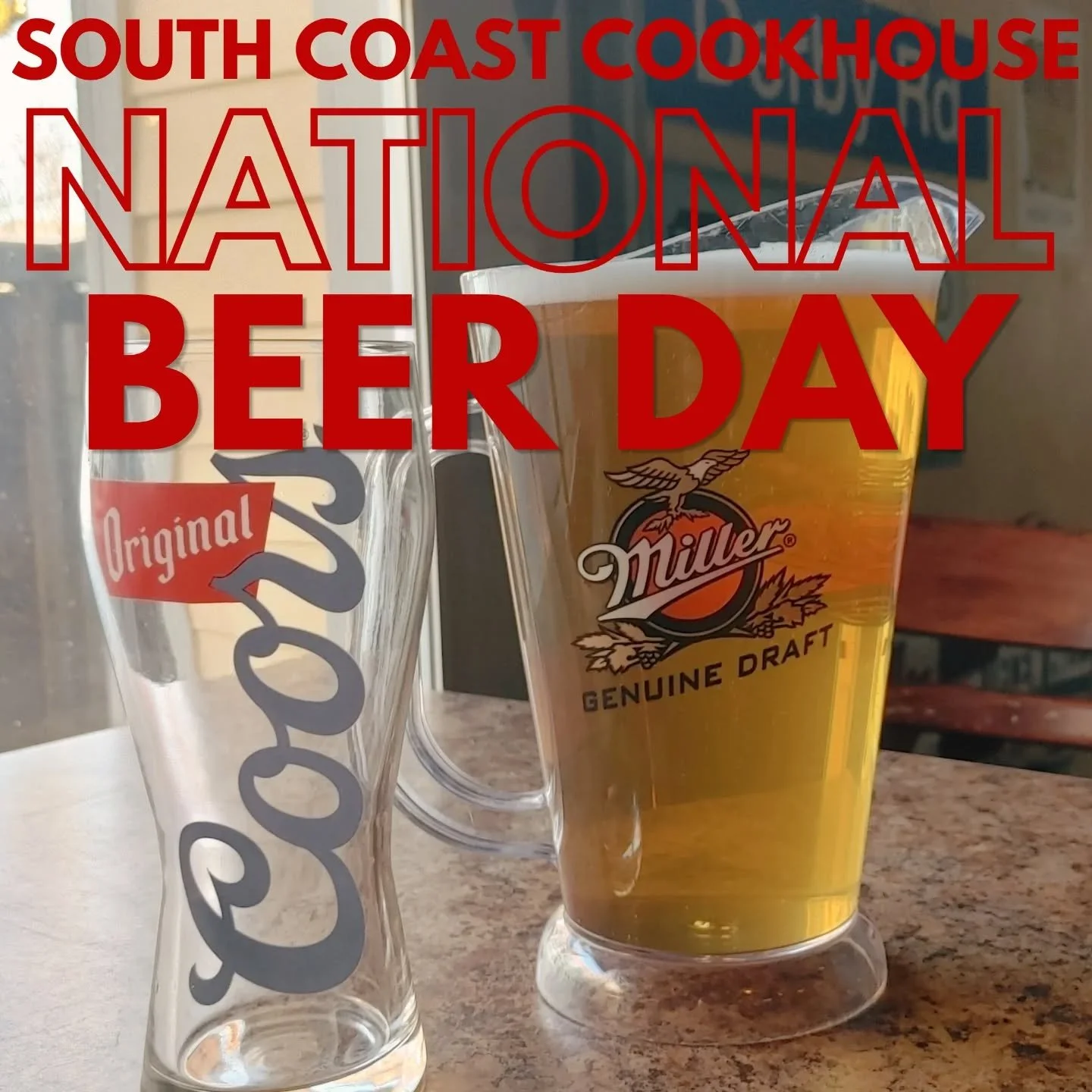 You guys may have thought that Easter was the biggest holiday happening at the start of April, but National Beer Day is here to prove you wrong! Celebrate one of the best holidays of the year by swinging down to South Coast and grabbing a pint from o