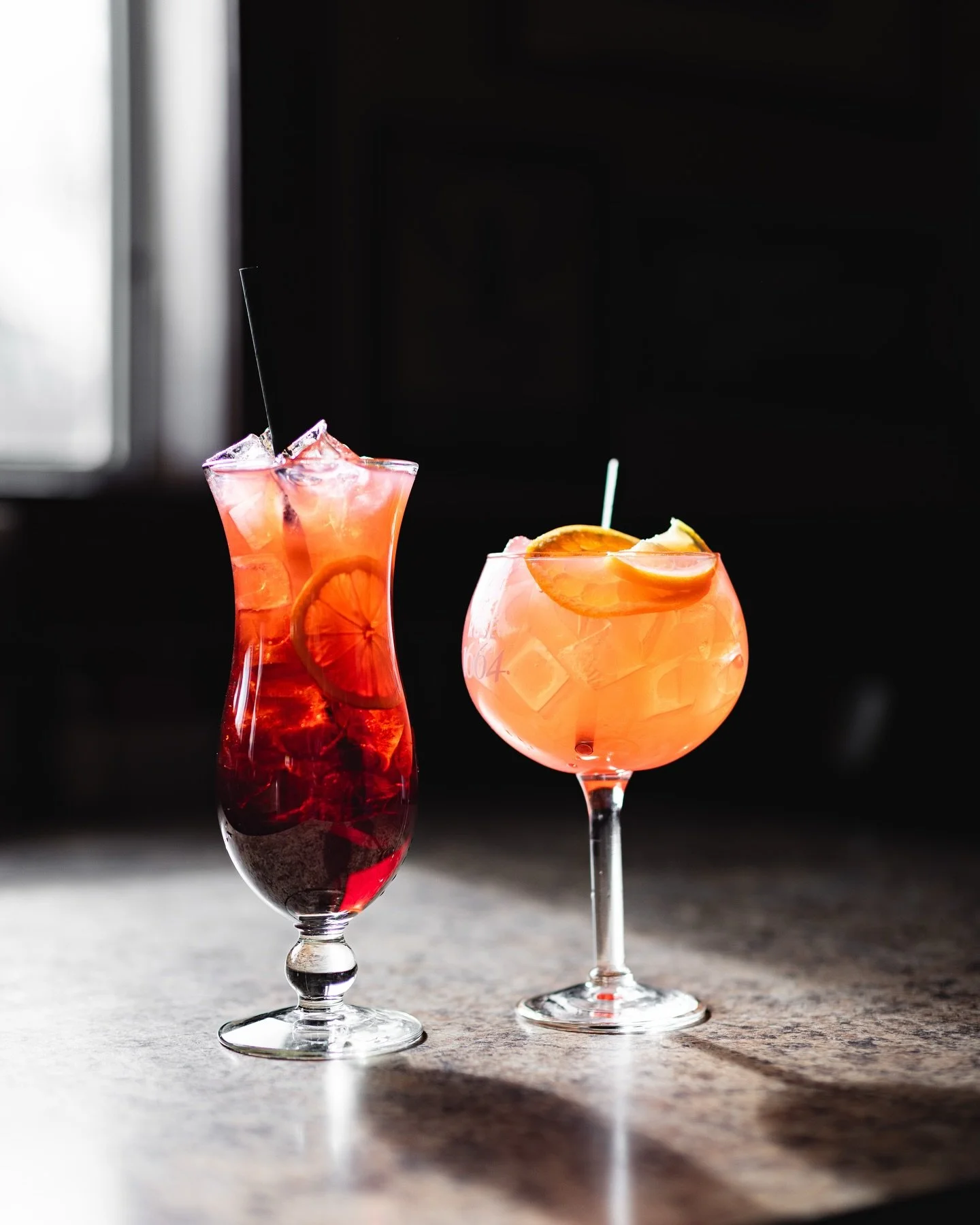 Two cocktails, two Crystal Beach favourites ☀️🍹

The Loganberry Lemonade is bright, refreshing, and made for easy sipping by the lake. The South Coast Sunshine brings that same laid-back energy with a smooth, citrusy finish that just fits the beach.