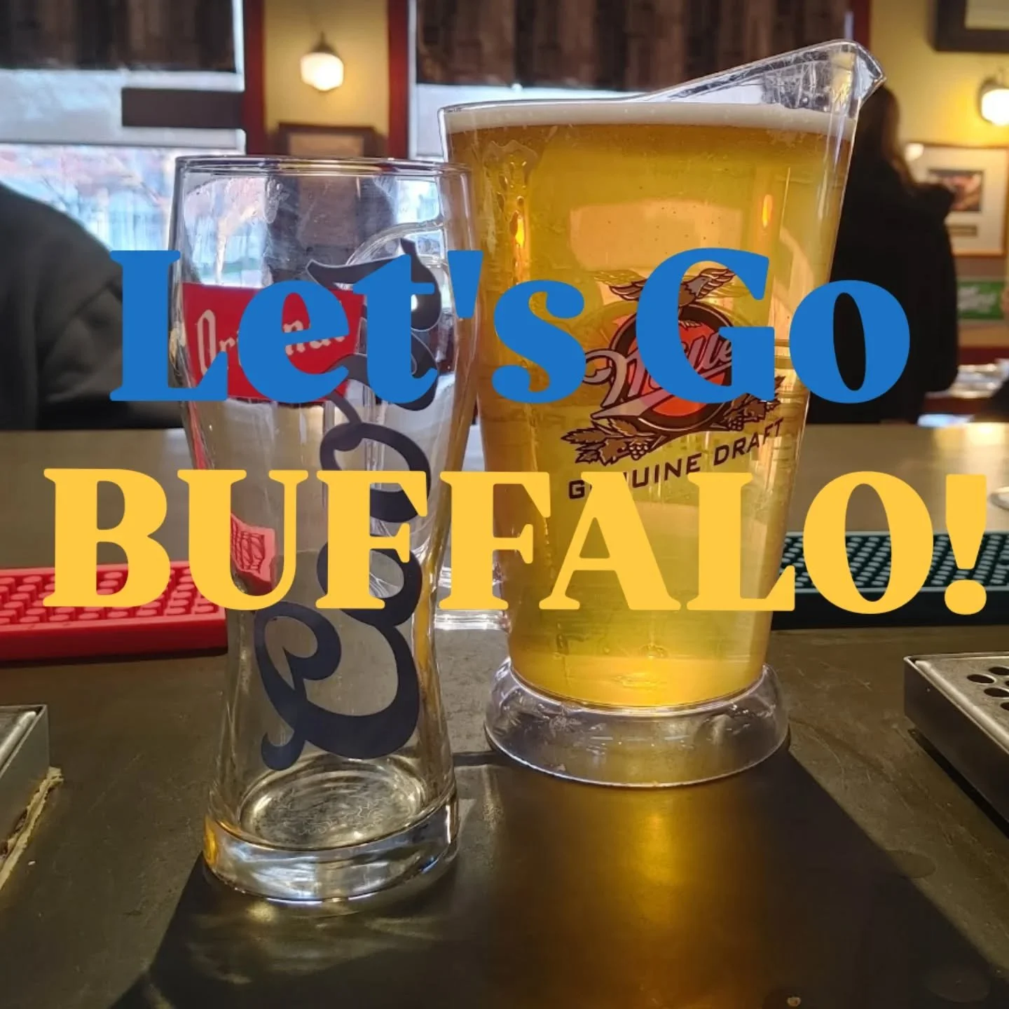 Let's Go Buffalo! 

Join us to watch the game tonight - $15 domestic pitchers and a half pint on us for anyone rockin' their Sabers gear 🏒