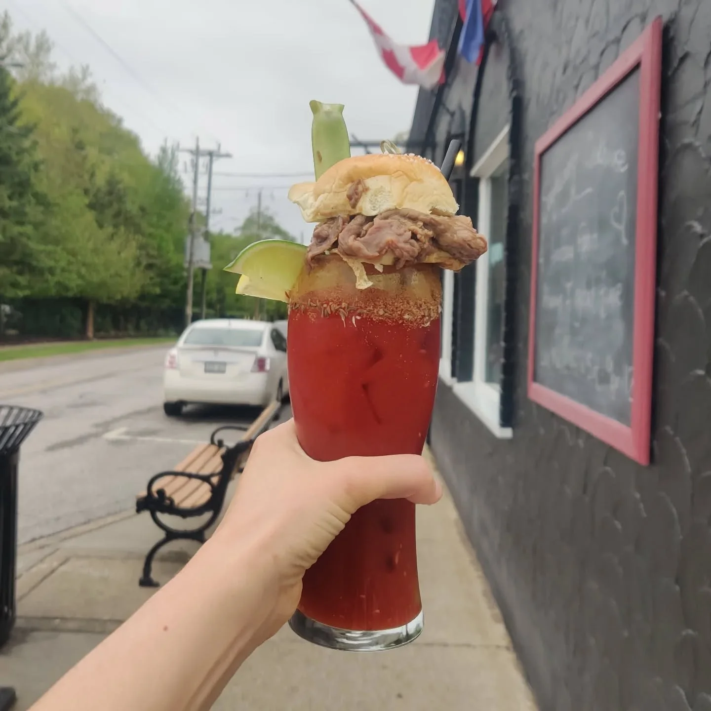 Sunday Funday is back at it! With your two all time faves, Caesars and Chicken Wings 🍹+🍗=❤️

In honour of the memorial day long weekend, today's Sunday Funday Caesar is topped with a min beef on weck!&nbsp;

As always Sunday at South Coast is home 