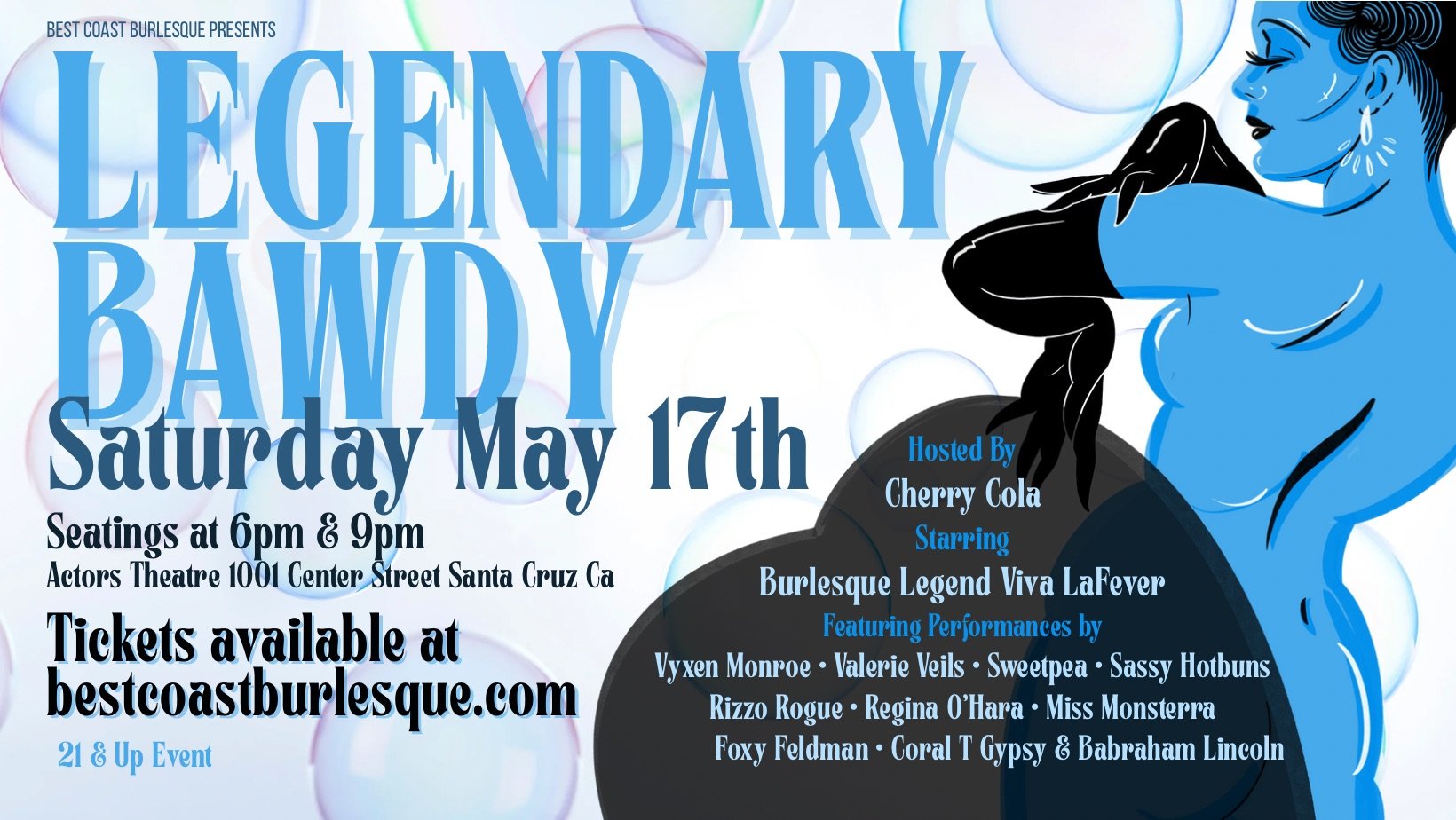 Best Coast Burlesque Presents Legendary Bawdy