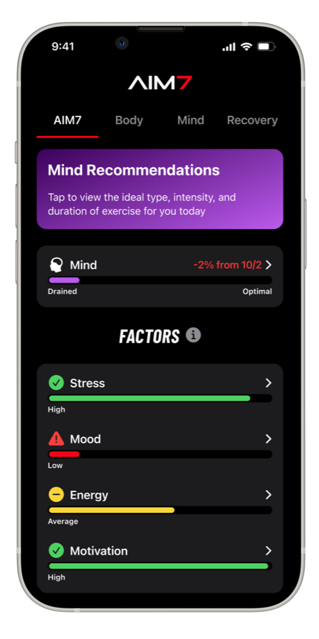 AIM7 app, past client