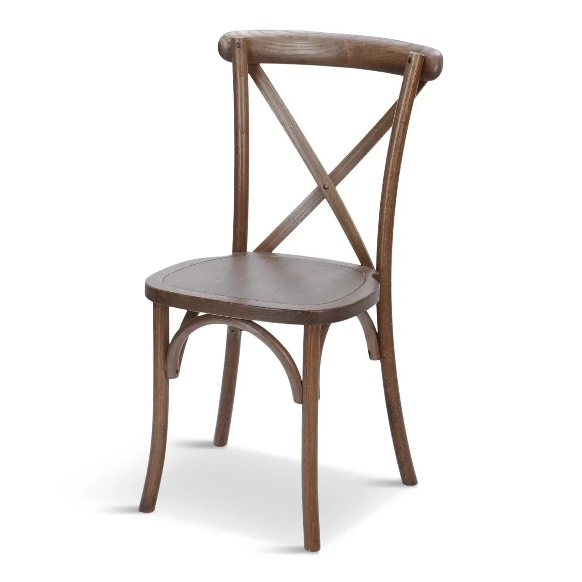 Dark Wood Crossback - $14