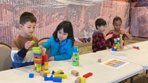 Sunday School Learns about the Tower of Babel