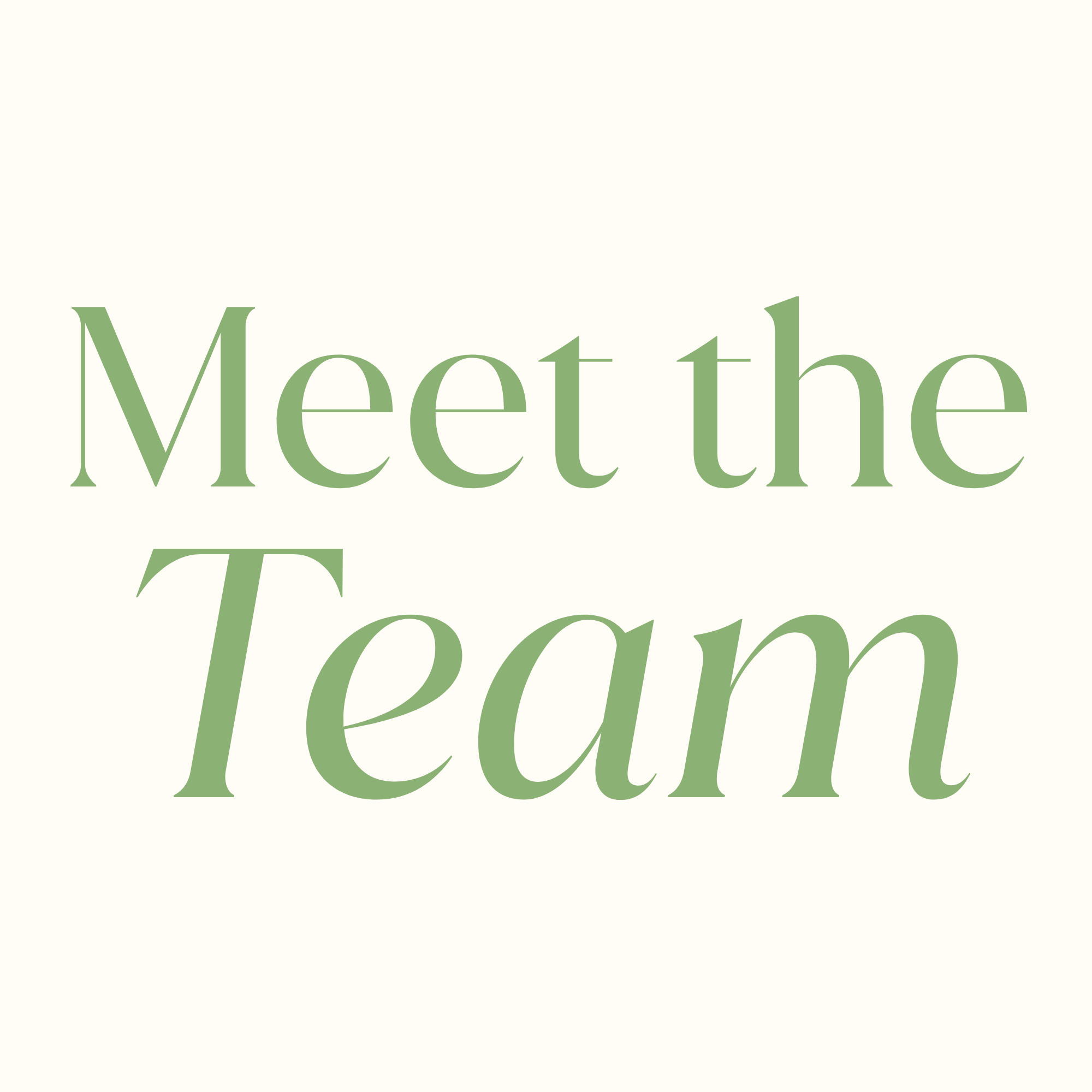 Meet the Team