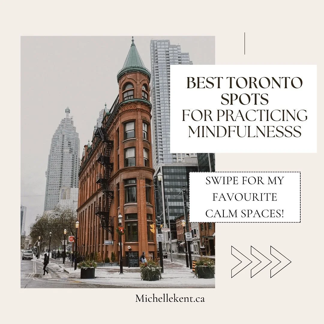 Take a stroll through Toronto with me as I explore my favourite calm spaces. What&rsquo;s your favourite place to de-stress? Comment below!👇 

Link in bio for more spots and mindfulness tips 😌✨

#torontotherapist #mindfulmonday #torontotravels #com