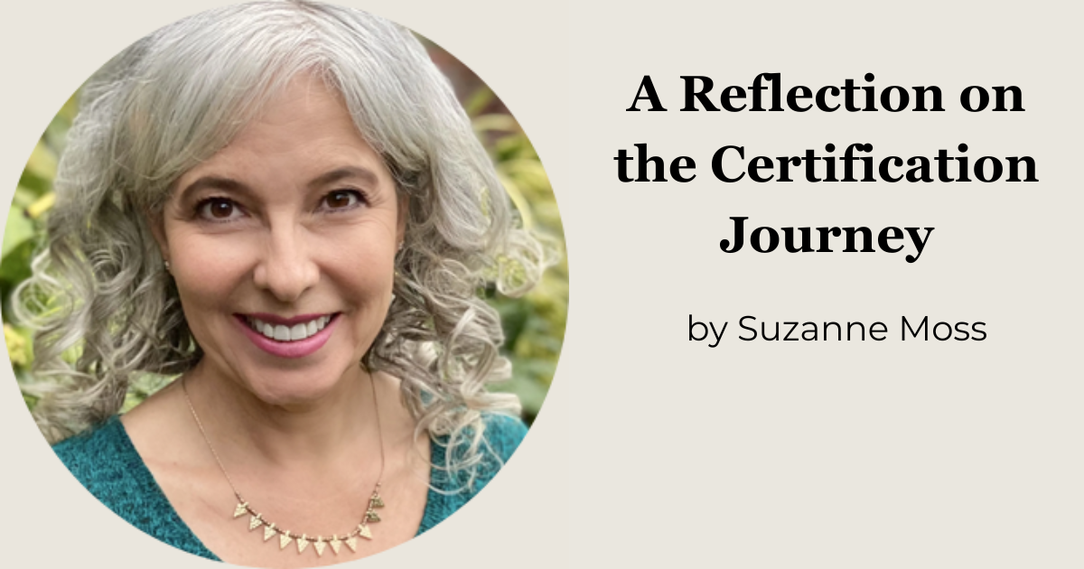 A Reflection on the Certification Journey