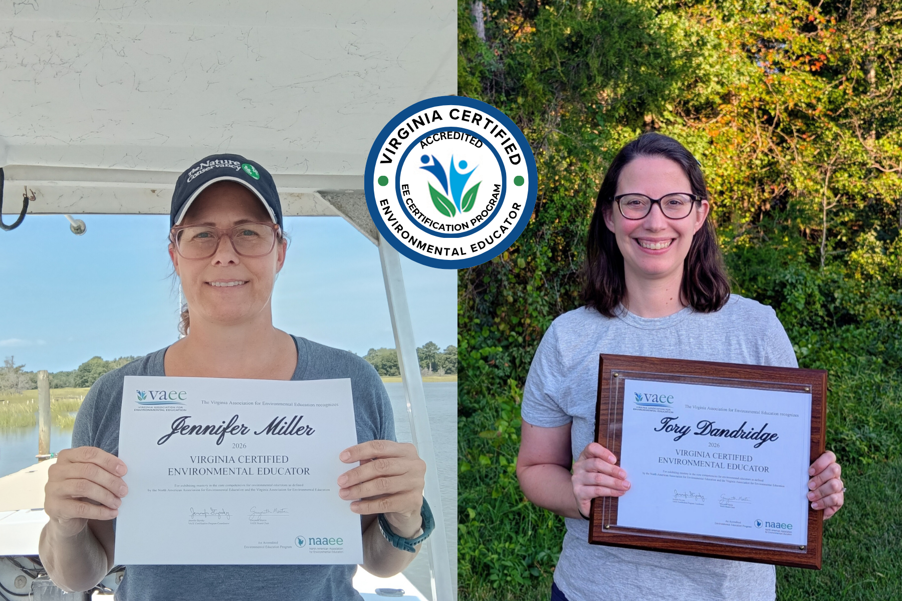 Welcoming Two New Virginia Certified Environmental Educators