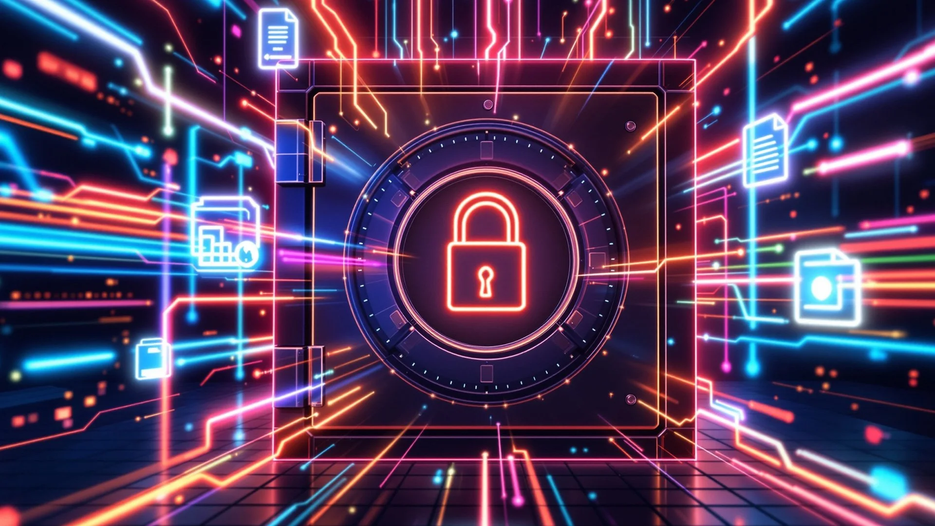 Data files going into a vault