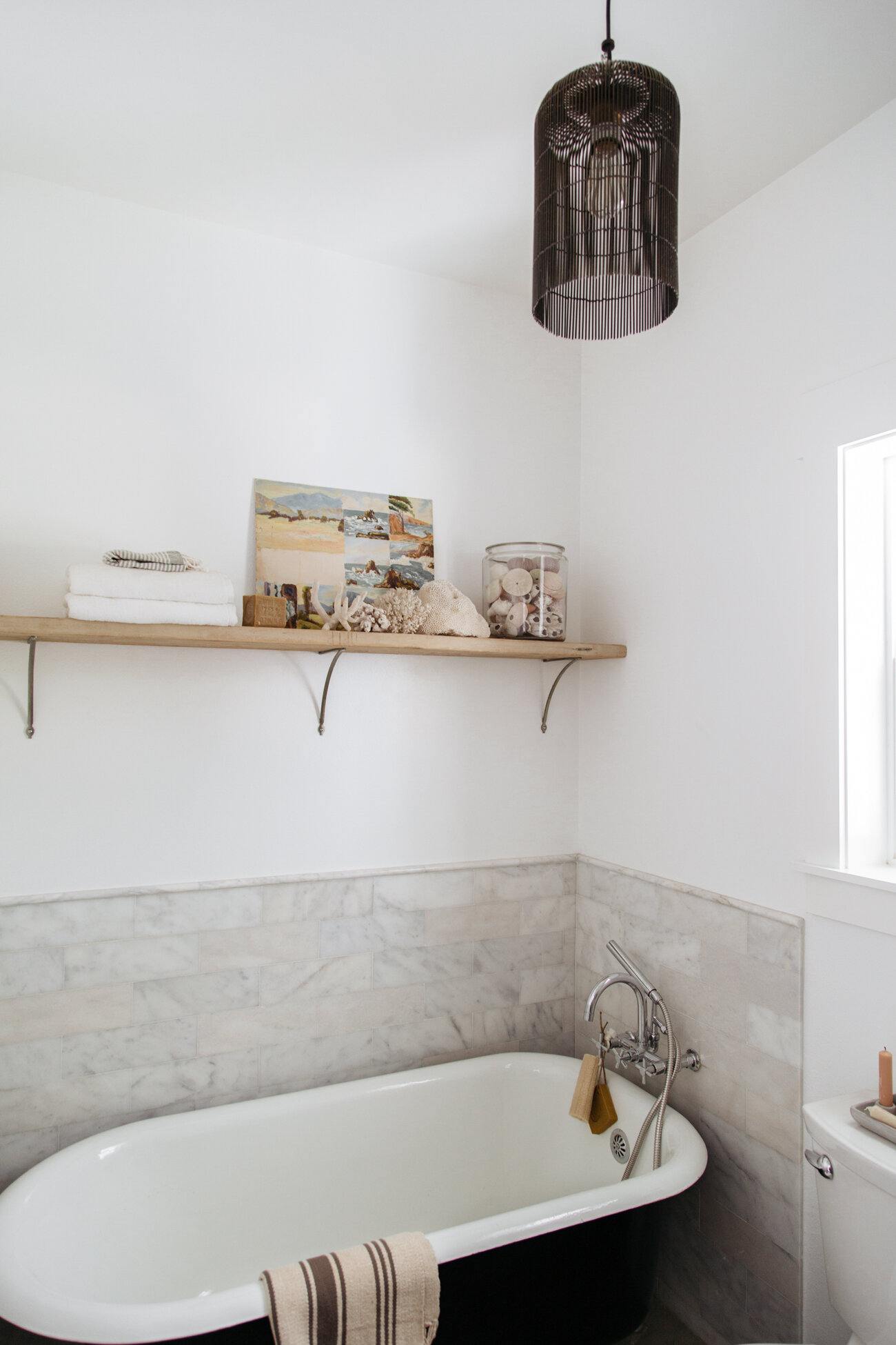Modern Rustic Studio Bath — HEATHER BULLARD