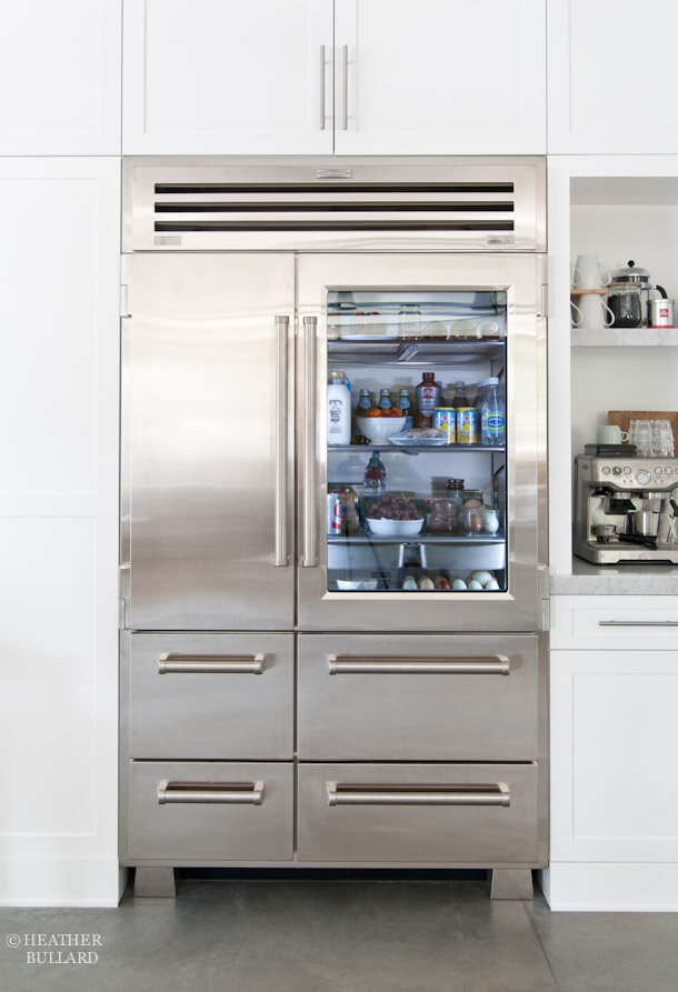 Sub Zero Pro 48 Glass Door Refrigerator HEATHER BULLARD