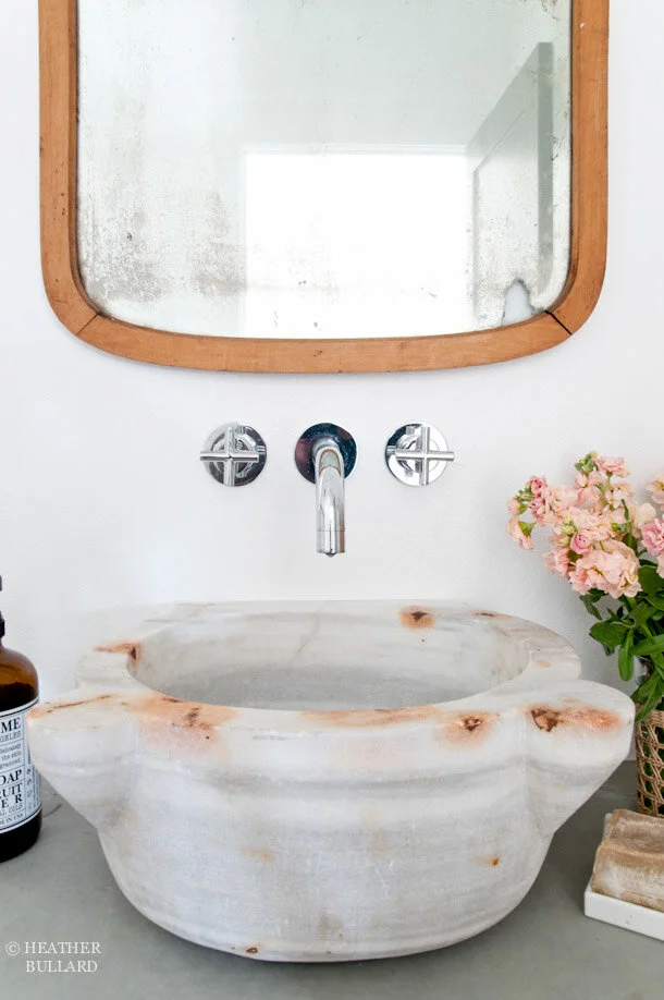 DIY Concrete Vanity — HEATHER BULLARD