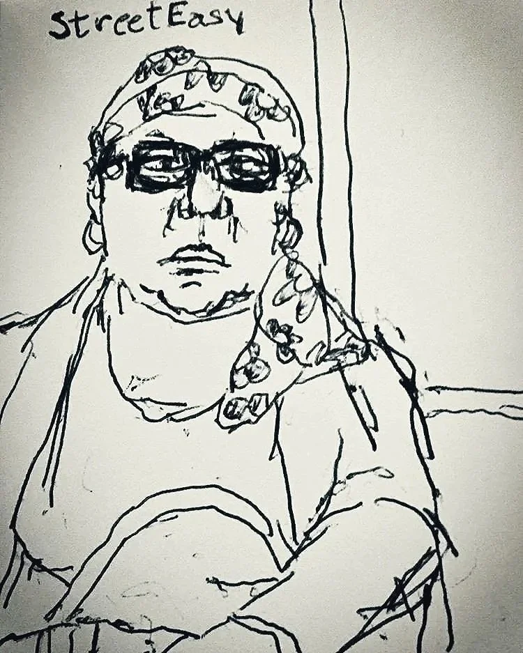 "Street Easy." 2013. Ink and Paper. 3 x 3."