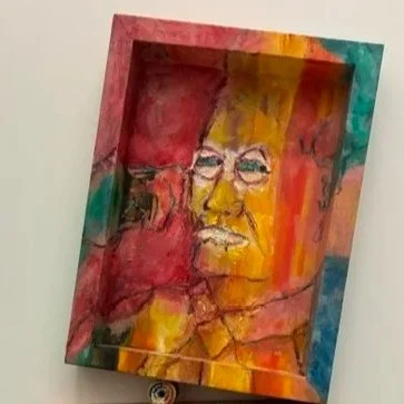 Untitled. 2026. Oil on Wood. 23 x 9."