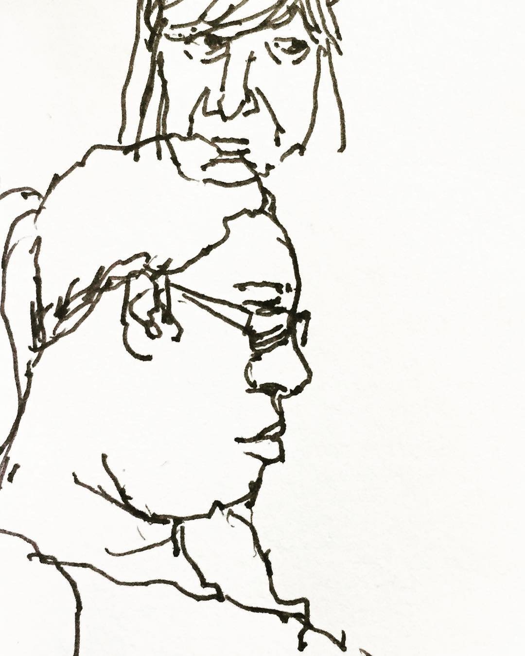 "On Second Sight."  "Untitled." 2018. Ink and Paper. 3 x 3."