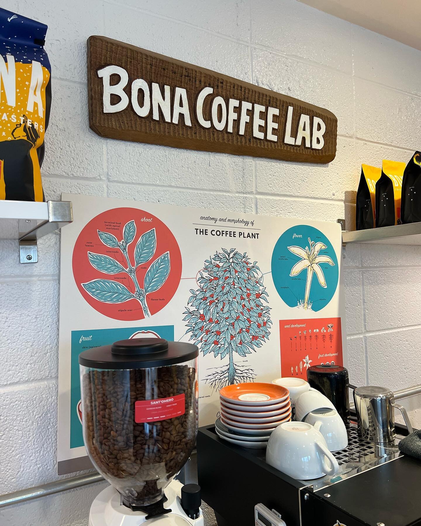 If you have never heard of @bonacoffeeroasters, you&rsquo;re missing out! We went to their Coffee Lab today for a cupping and they blew our minds. 

Vanessa and Andre are so knowledgeable and passionate about roasting that you can taste it with every