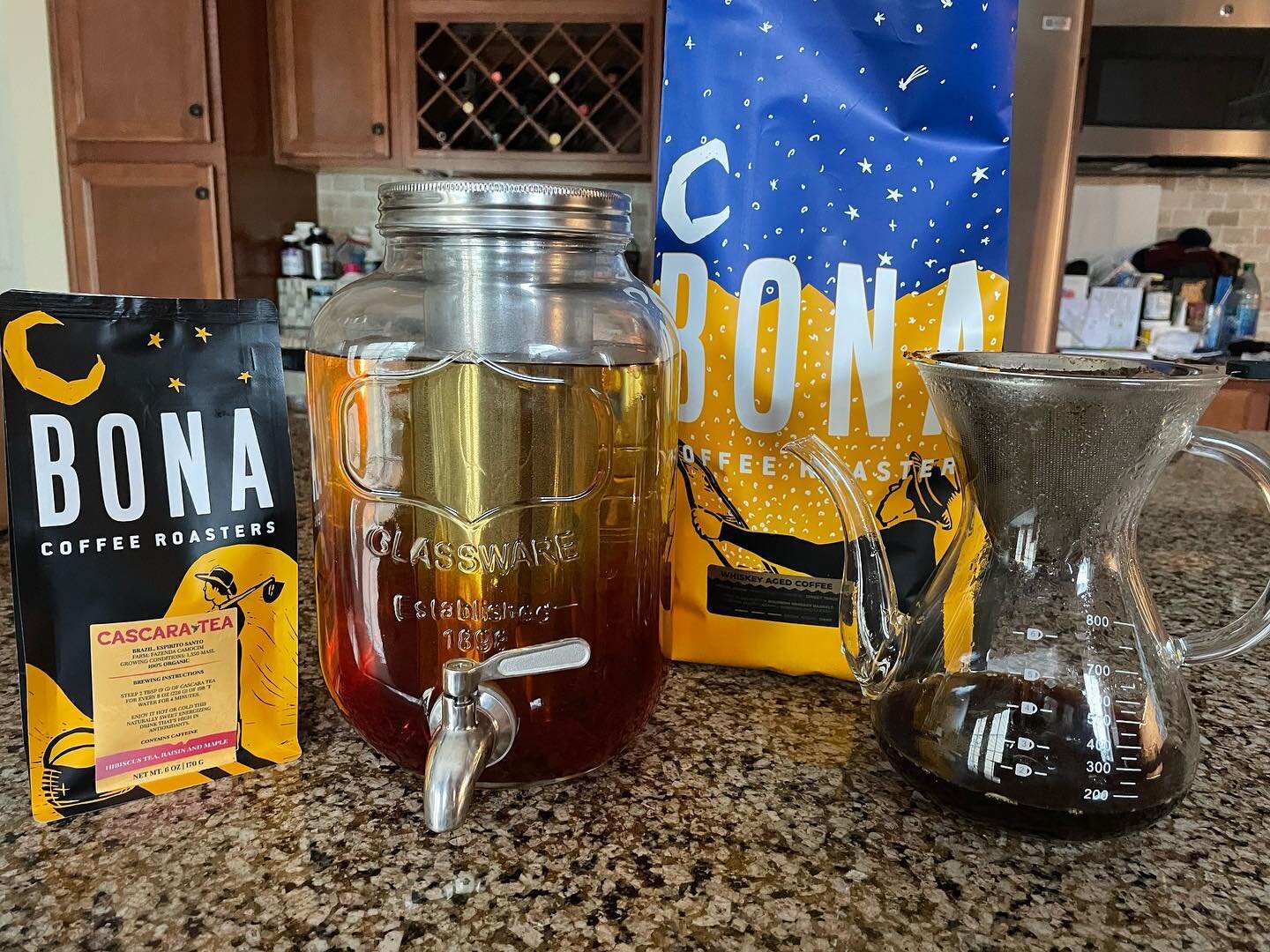 Happy Thor&rsquo;s-Day! We&rsquo;ve been experimenting in the lab with some awesome new releases from @bonacoffeeroasters! 

Cascara tea is something we didn&rsquo;t know we needed in our lives and we&rsquo;re never looking back! 

#TheJollyViking #L