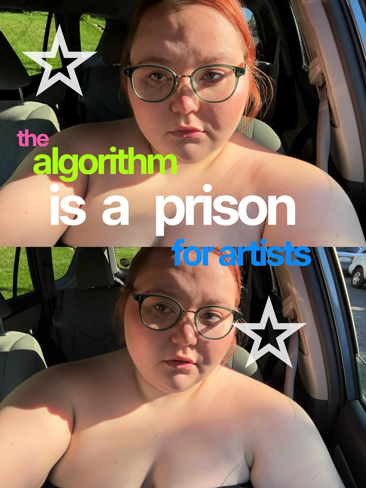 The algorithm is a prison for artists ★ 

The amount of conversations I have had in the past few months surrounding creative burnout is sort of staggering. A lot of these conversations centered this idea that social media has a HUGE hand in diluting 