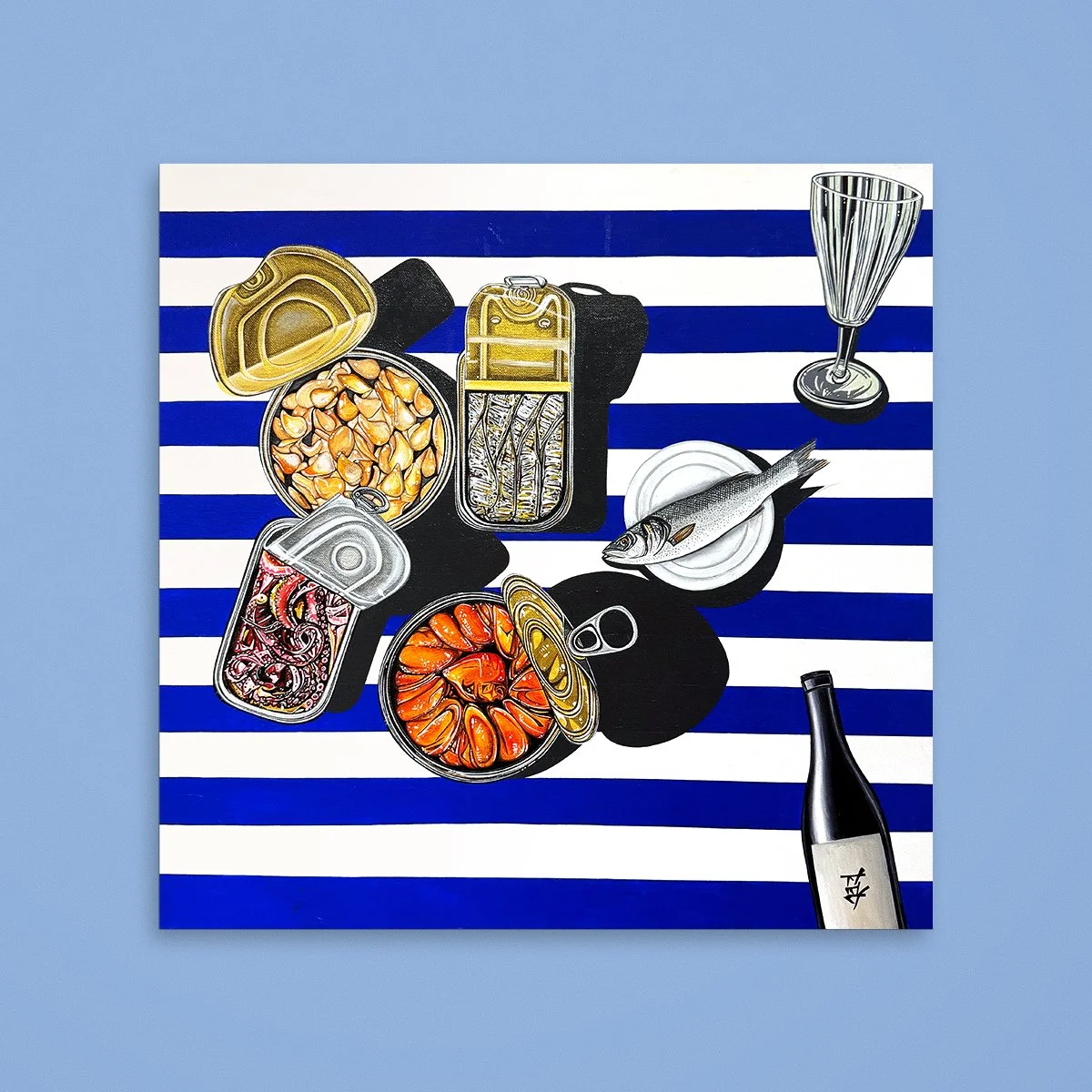 Tins in a Table Scape