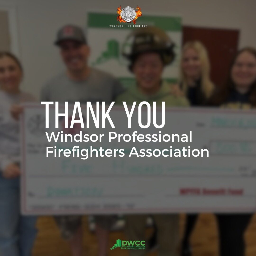 A BIG thank you to Windsor Fire Department, Fire Station 2, who donated $500 to our Community Kitchen! 

More updates on our Community Kitchen coming soon!