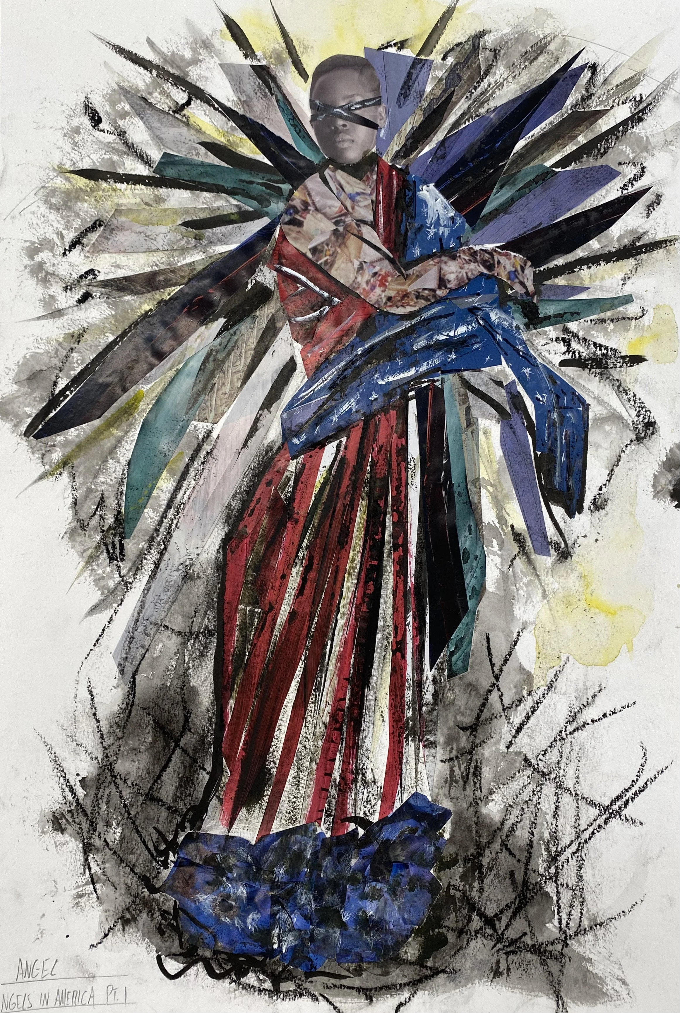 "Angel" - Angels in America Collage