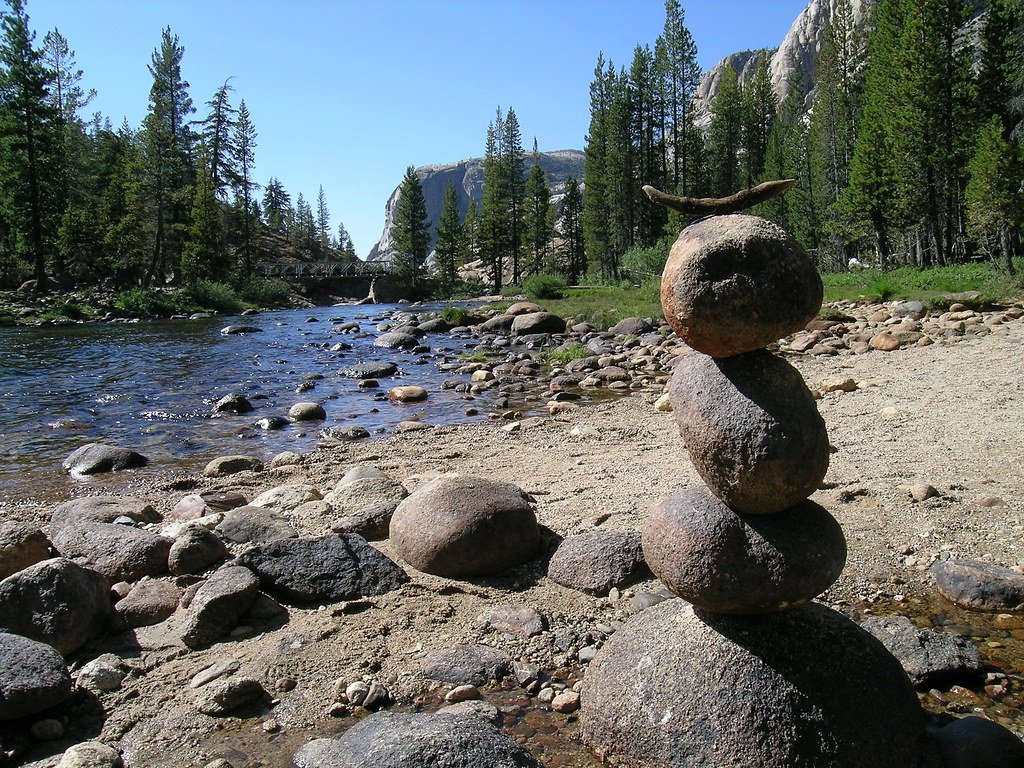 State Park Asks You to Stop Stacking Rocks Along the River