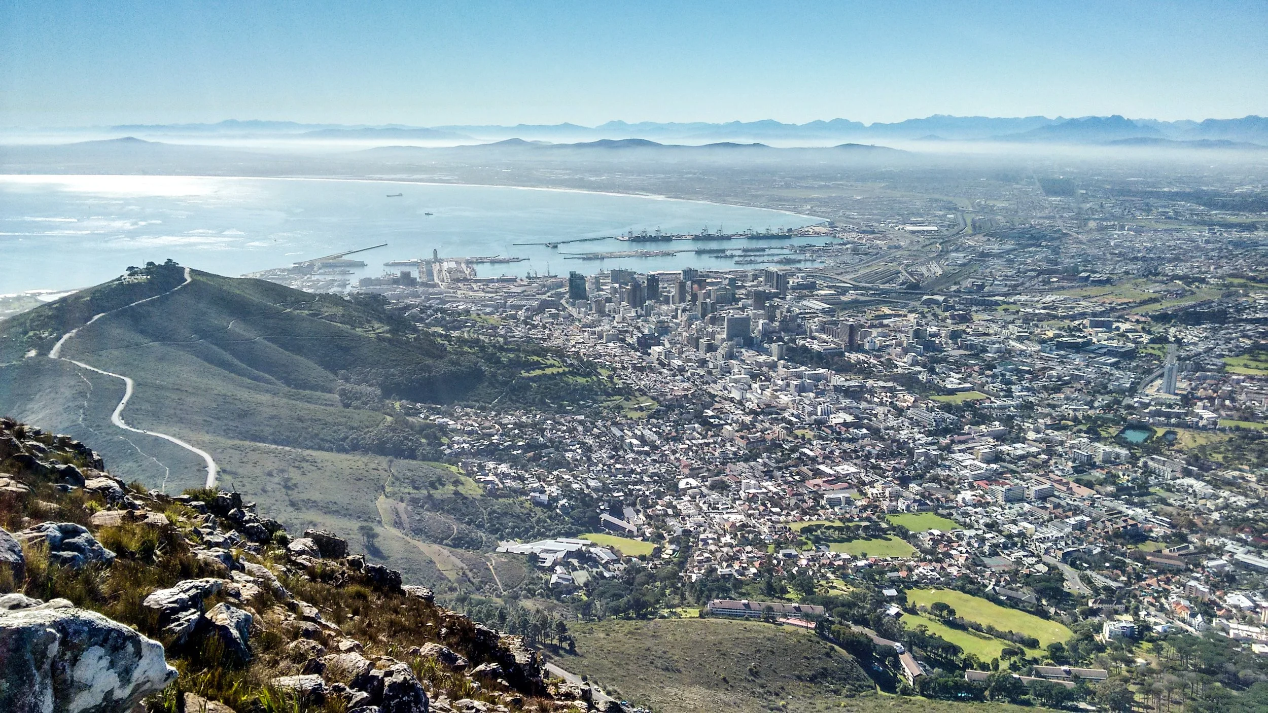 Cape Town from Lion’s Head in the Winter. Jbdodane. CC BY-NC 2.0.