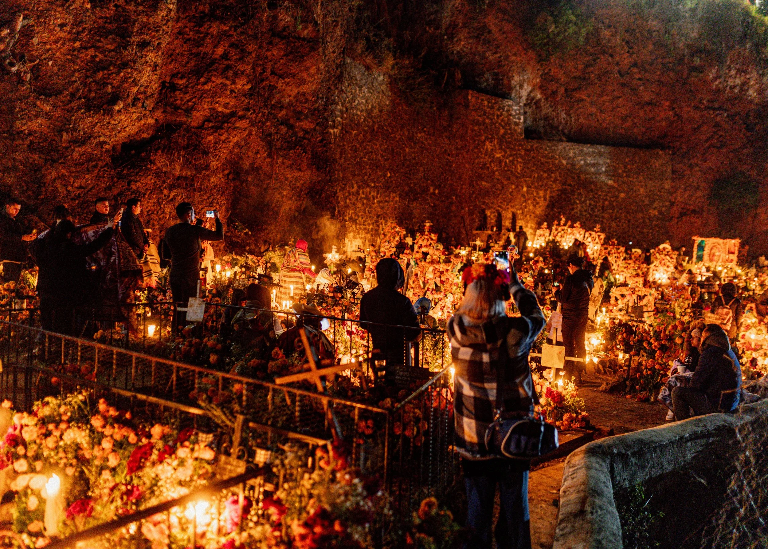 Celebrations in Oaxaca for Dia de Muertos.