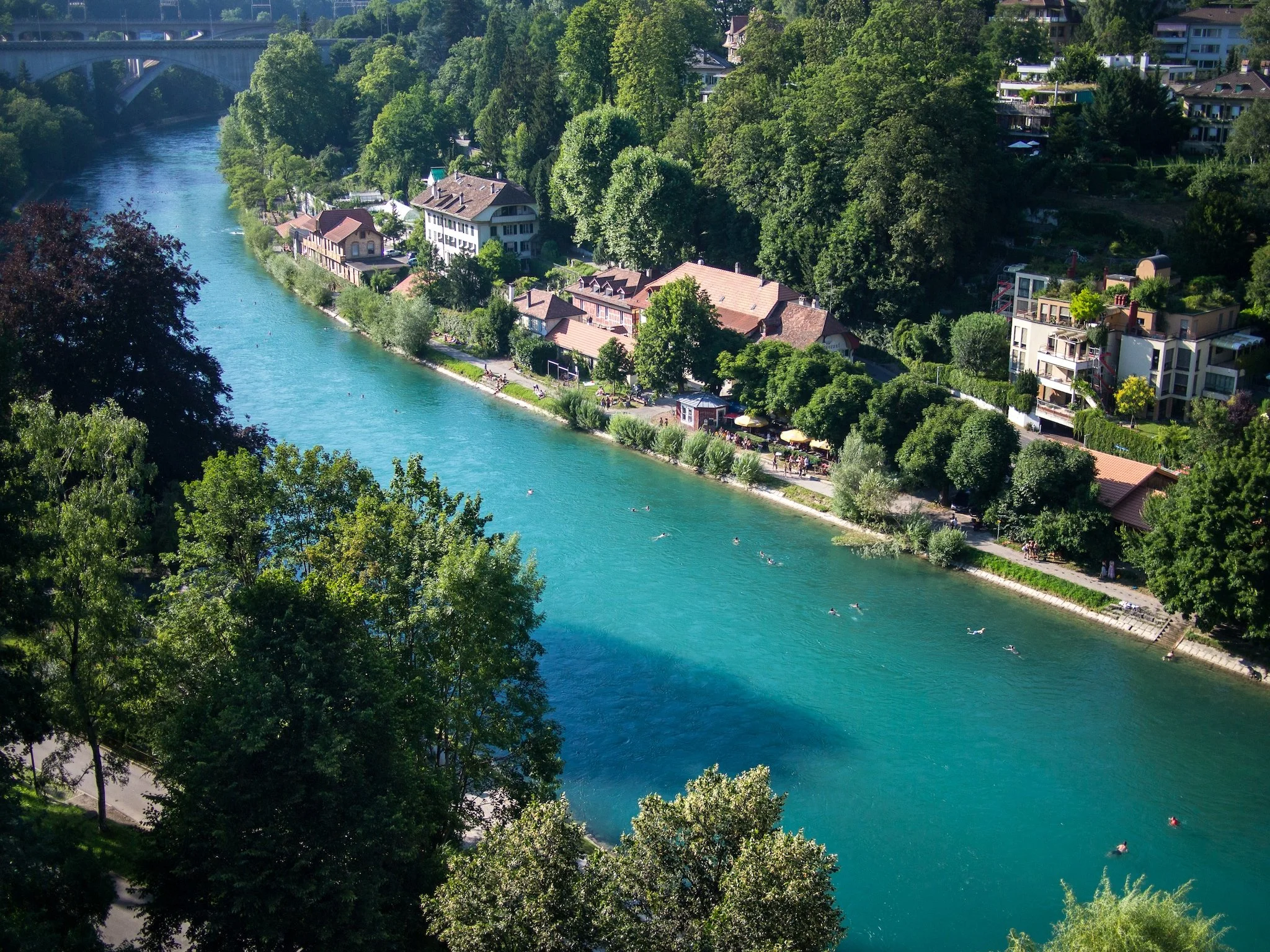 The Swiss City Where People Swim to Work
