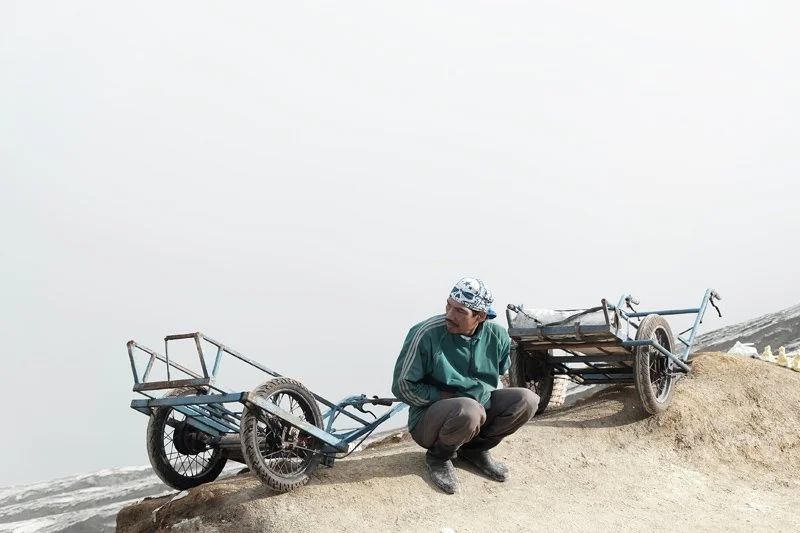 Indonesia’s Human Taxis on a Volcanic Mountain