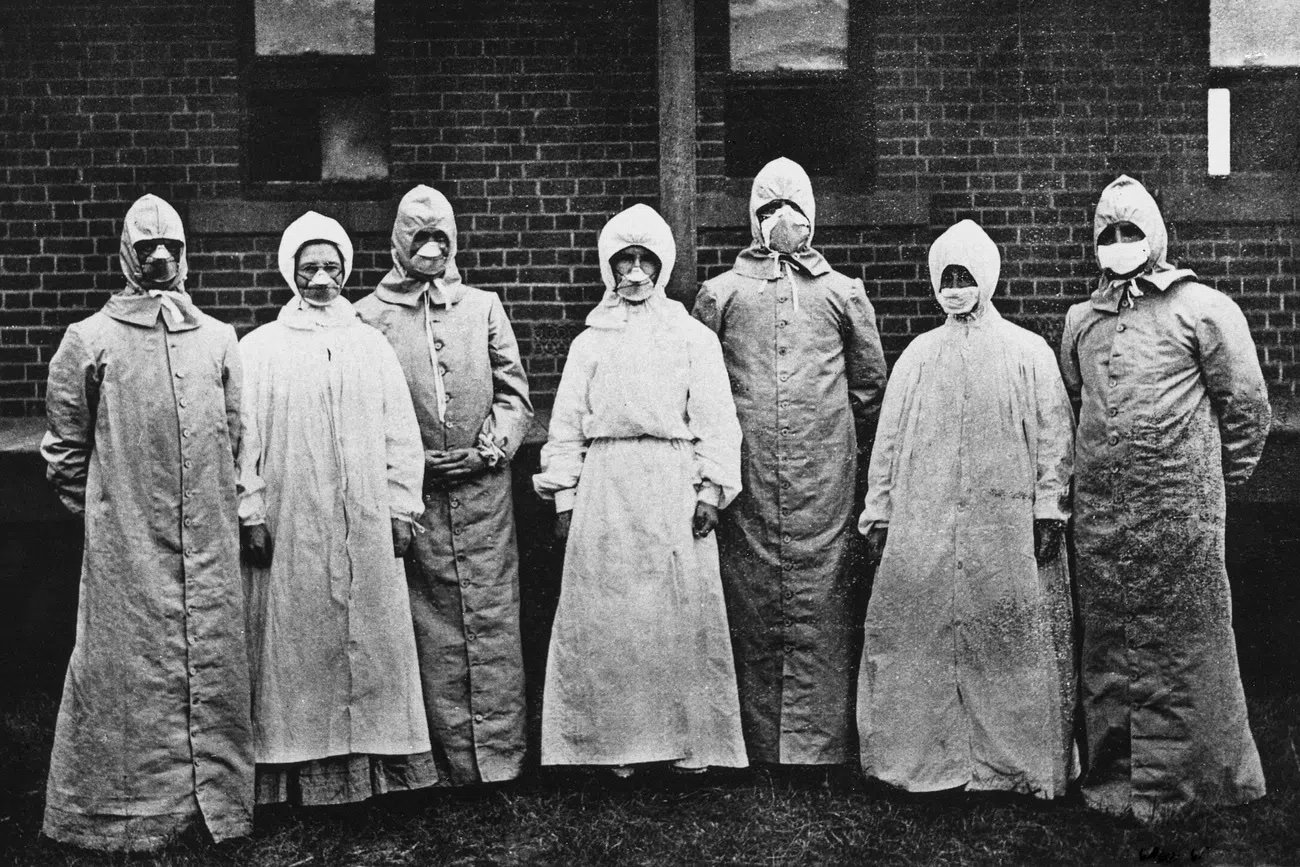 1918 Spanish Flu epidemic. National Museum of Health and Medicine. CC0.