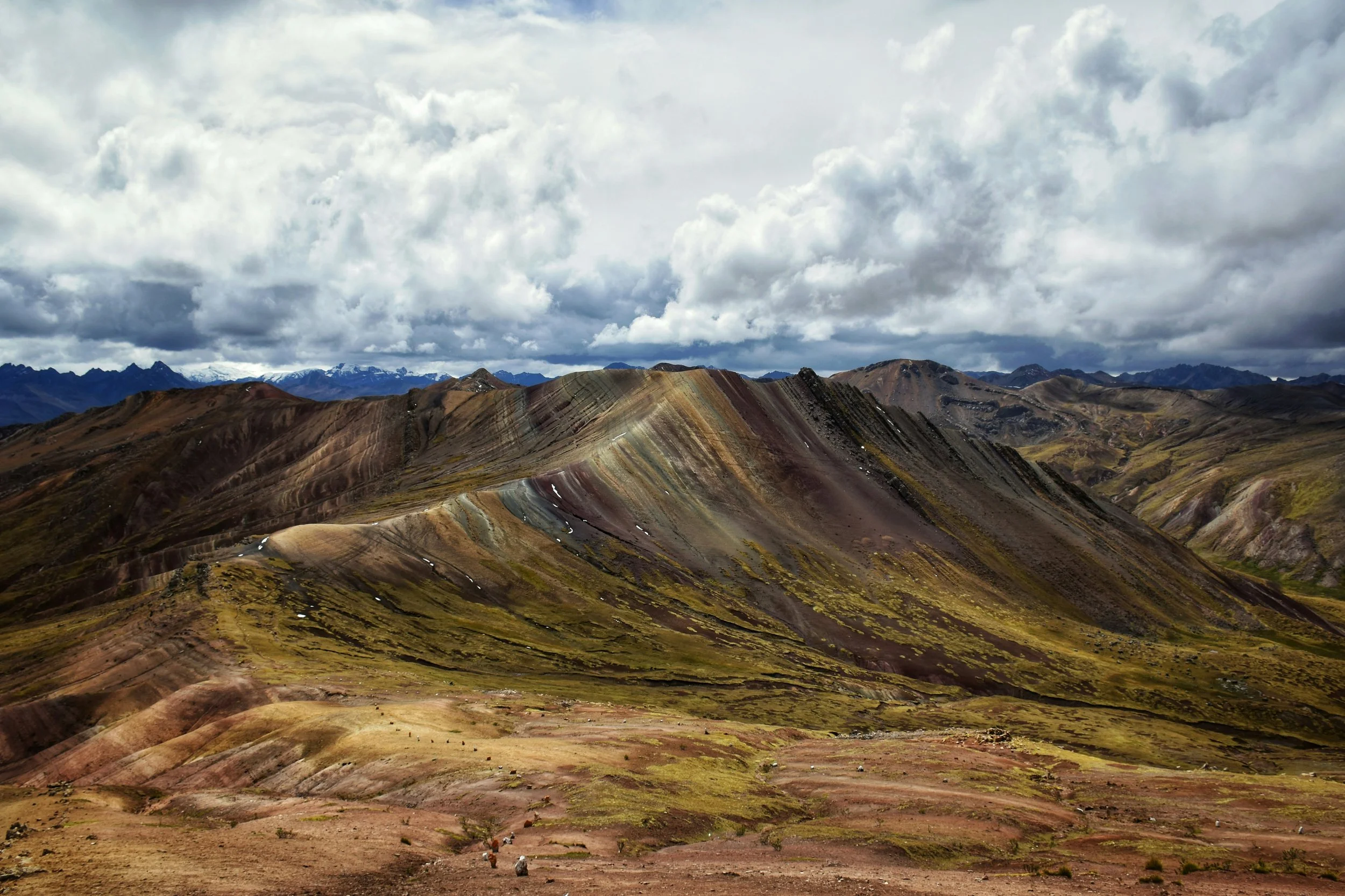 Palccoyo mountain in Peru.