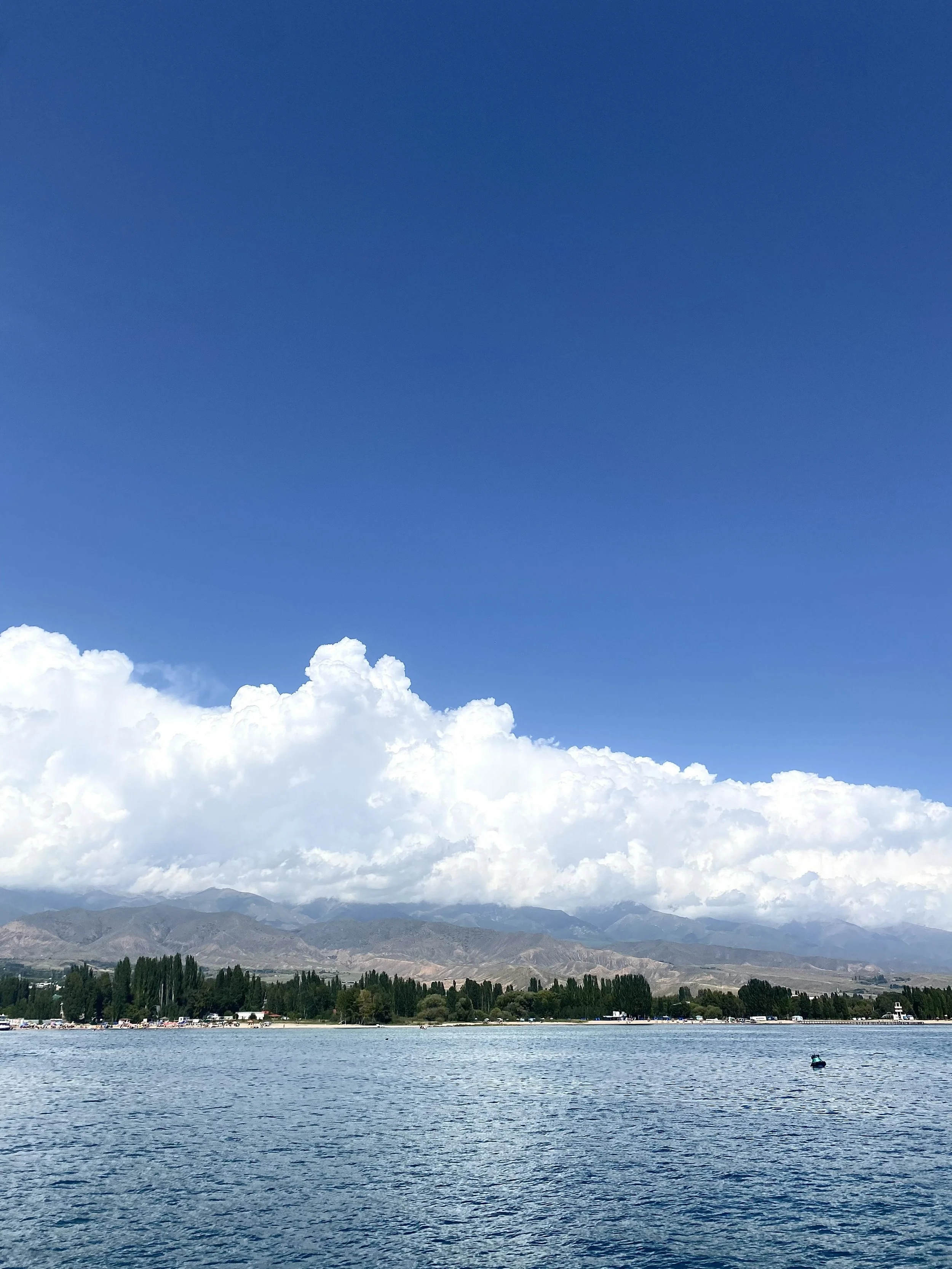 Lake Issyk Kul, Kyrgyzstan.