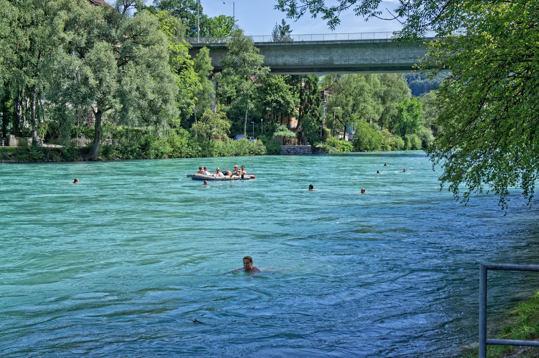 The Swiss City Where People Swim To Work
