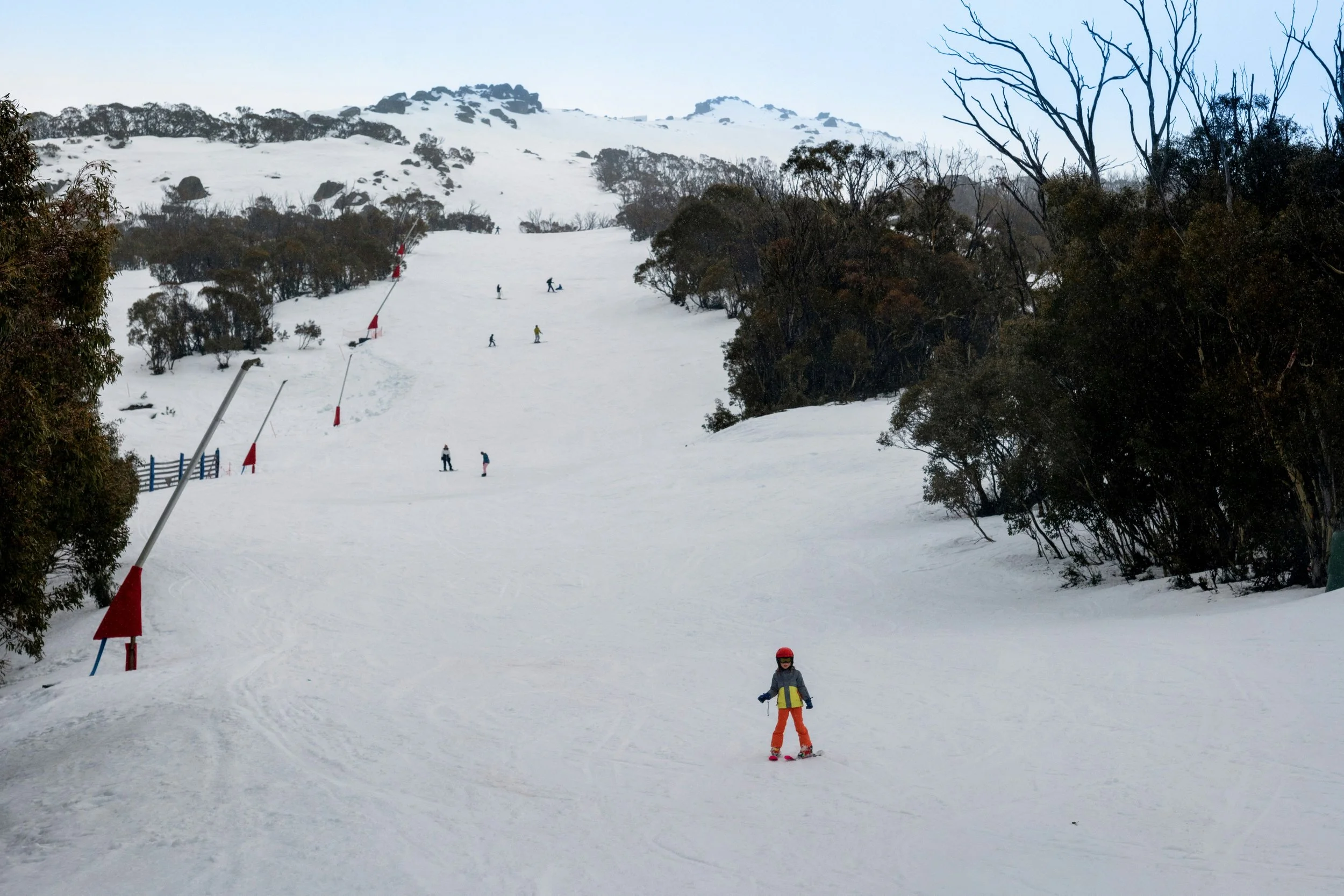 Skiers in Thredbo. Tarryn Grignet. Unsplash. 